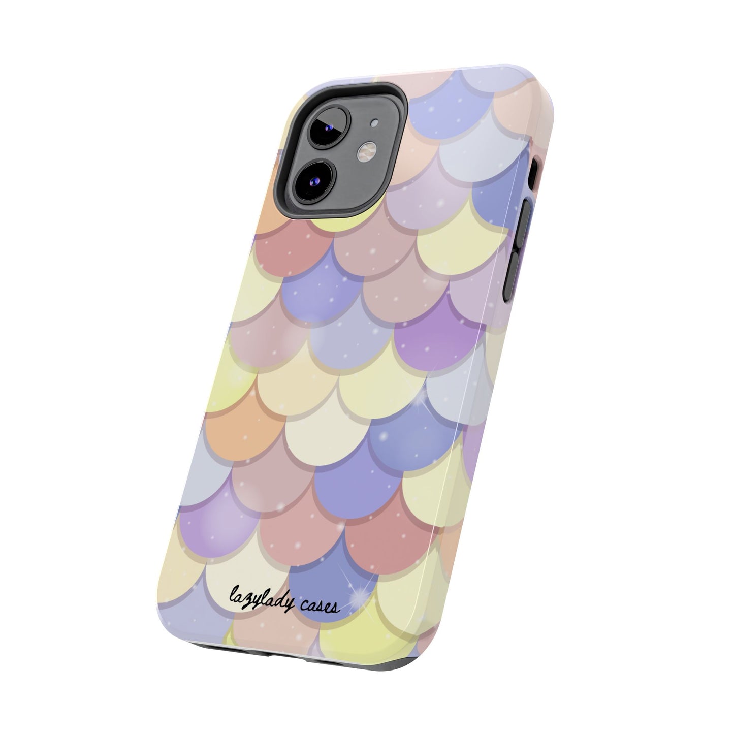 Mermaid Scale Tough Phone Case - Durable Protection with Colorful Design