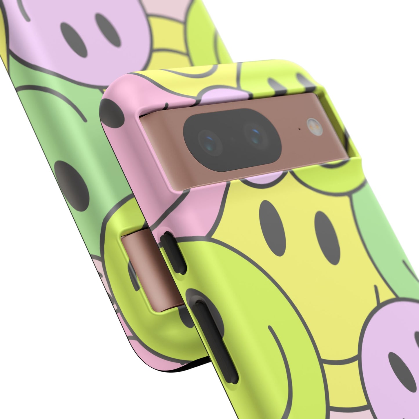 Colorful Smile Face Phone Case - Tough Protection & Fun Design