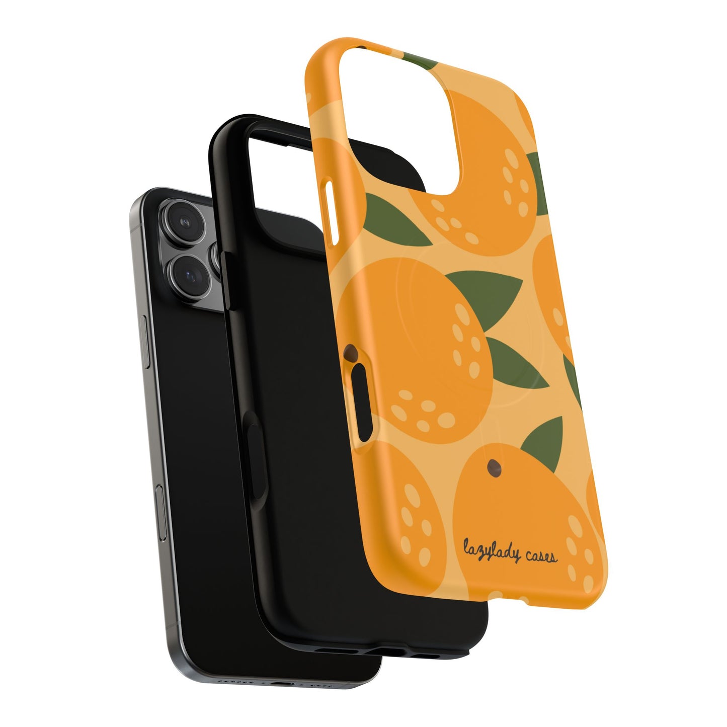Citrus Orange Phone Case Magnetic Case for iPhone – Vibrant Orange Design