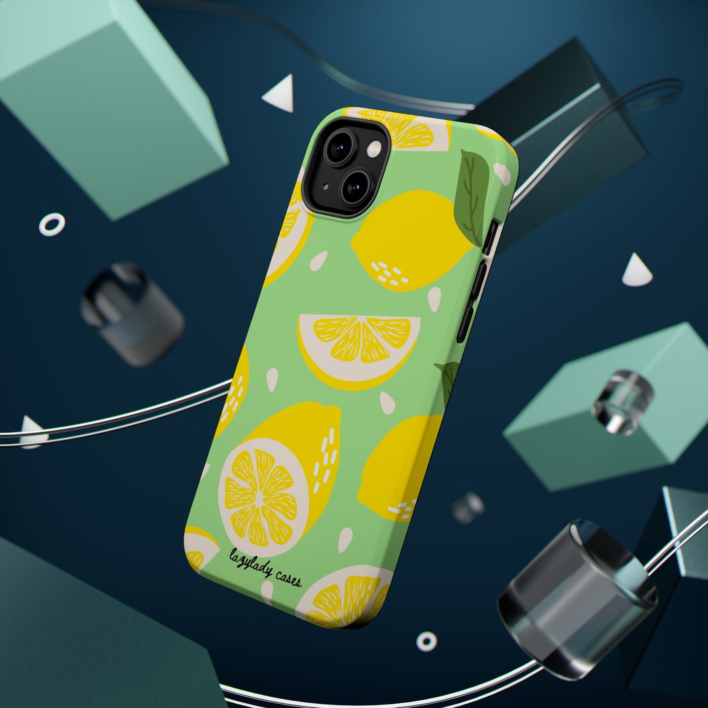 Lemonade Vibe Magnetic Phone Case - Bright Citrus Design for Summer Fun