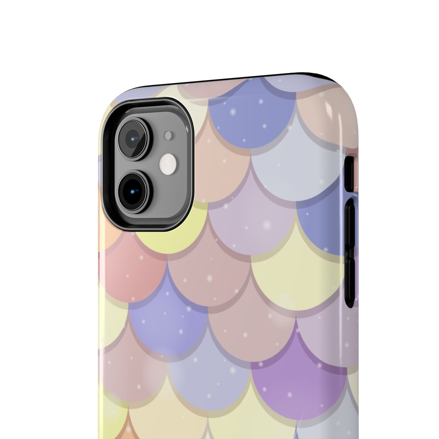 Mermaid Scale Tough Phone Case - Durable Protection with Colorful Design