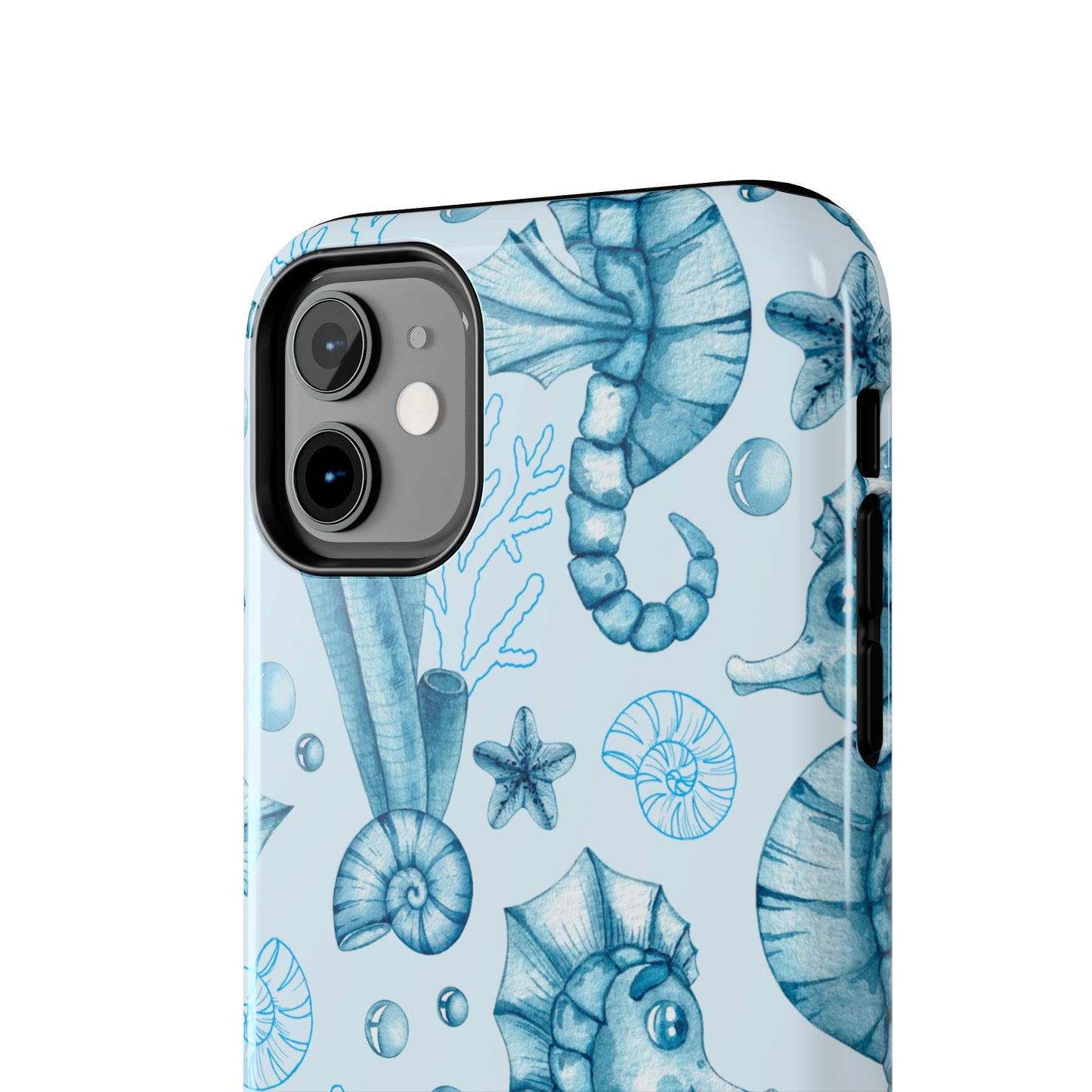 Coastal Seahorse Phone Case - Tough Protection with Beach Vibe