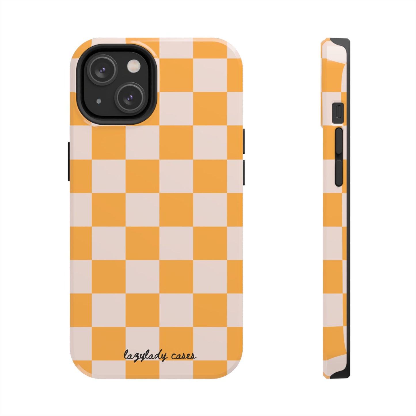 Bright Checkerboard Tough Phone Case - Stylish & Durable Protection