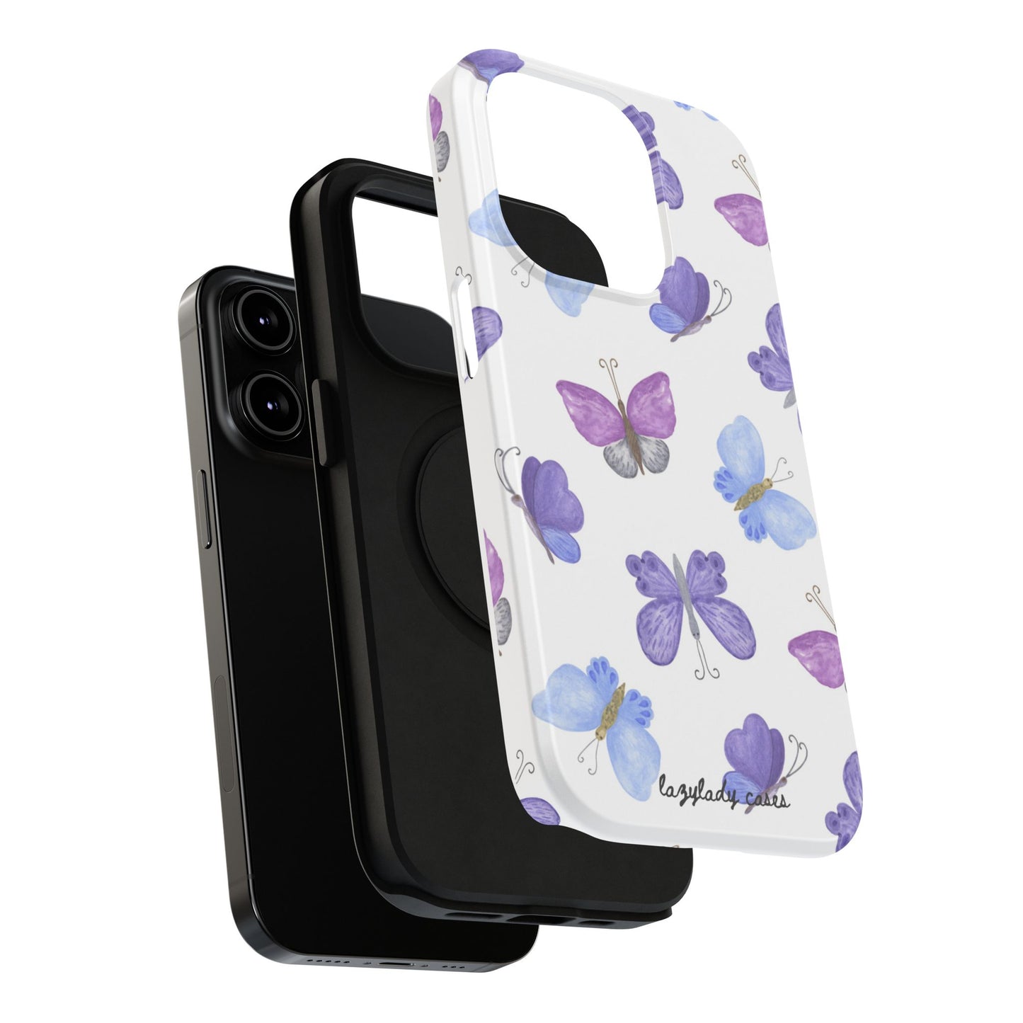 Butterfly Impact-Resistant Phone Case - Stylish & Durable Protection