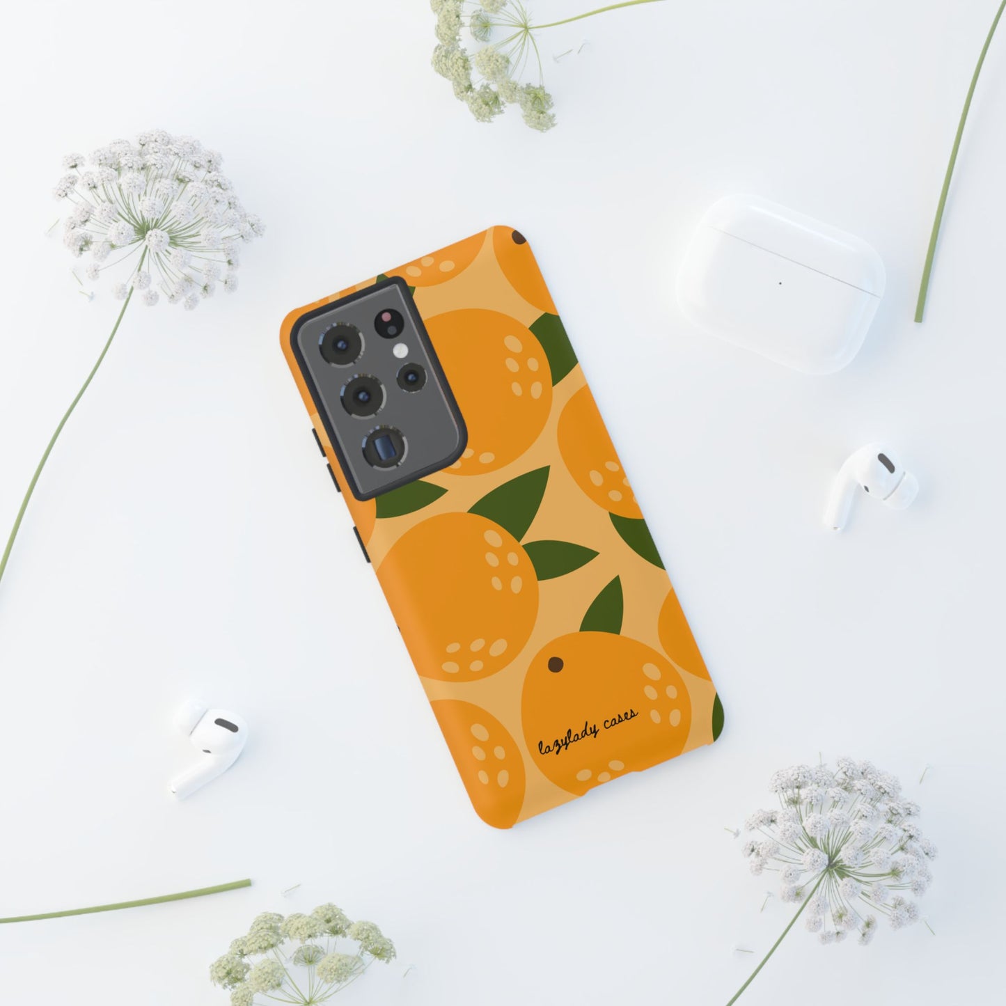 Citrus Orange Phone Case - Tough Cases for Trendy Protection