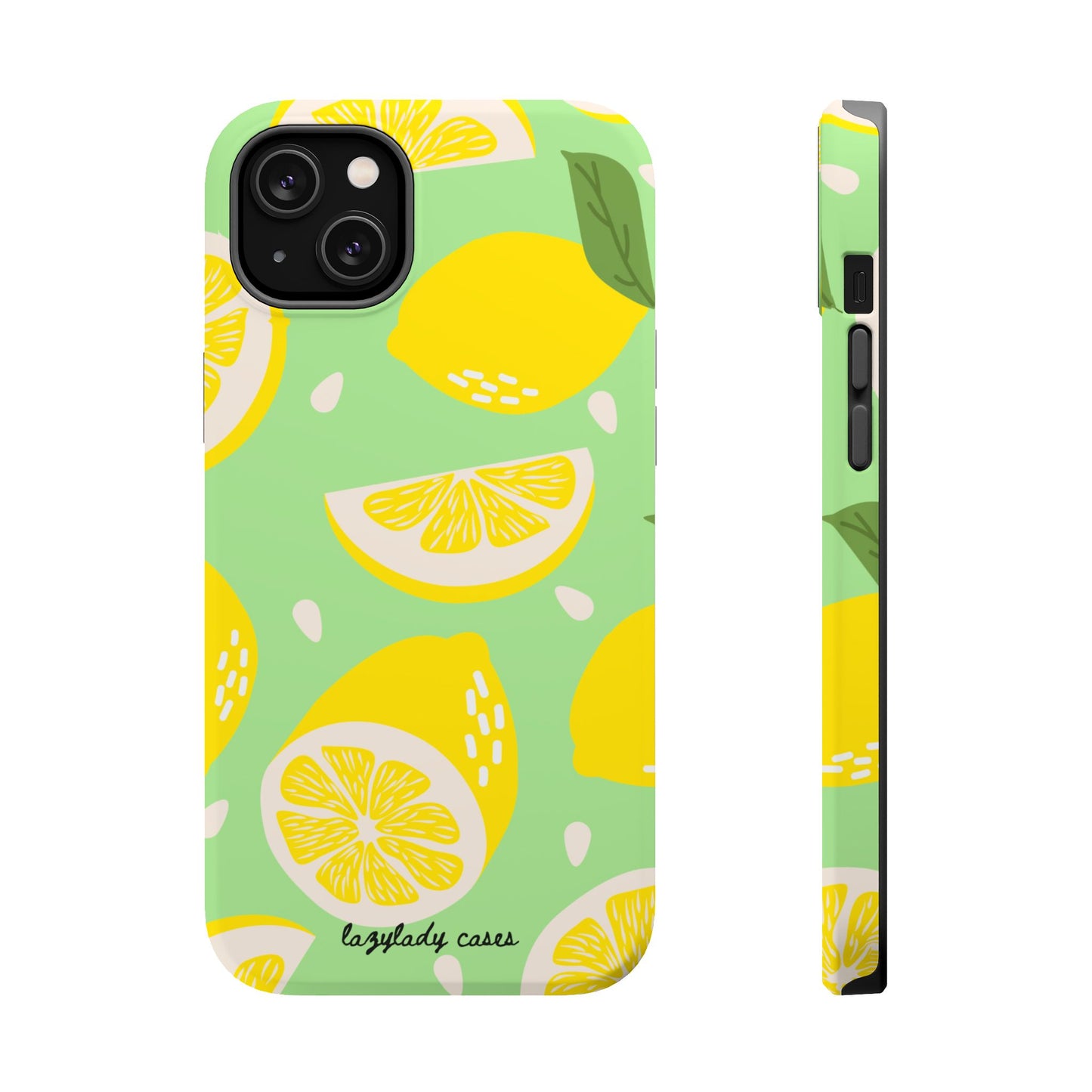 Lemonade Vibe Magnetic Phone Case - Bright Citrus Design for Summer Fun
