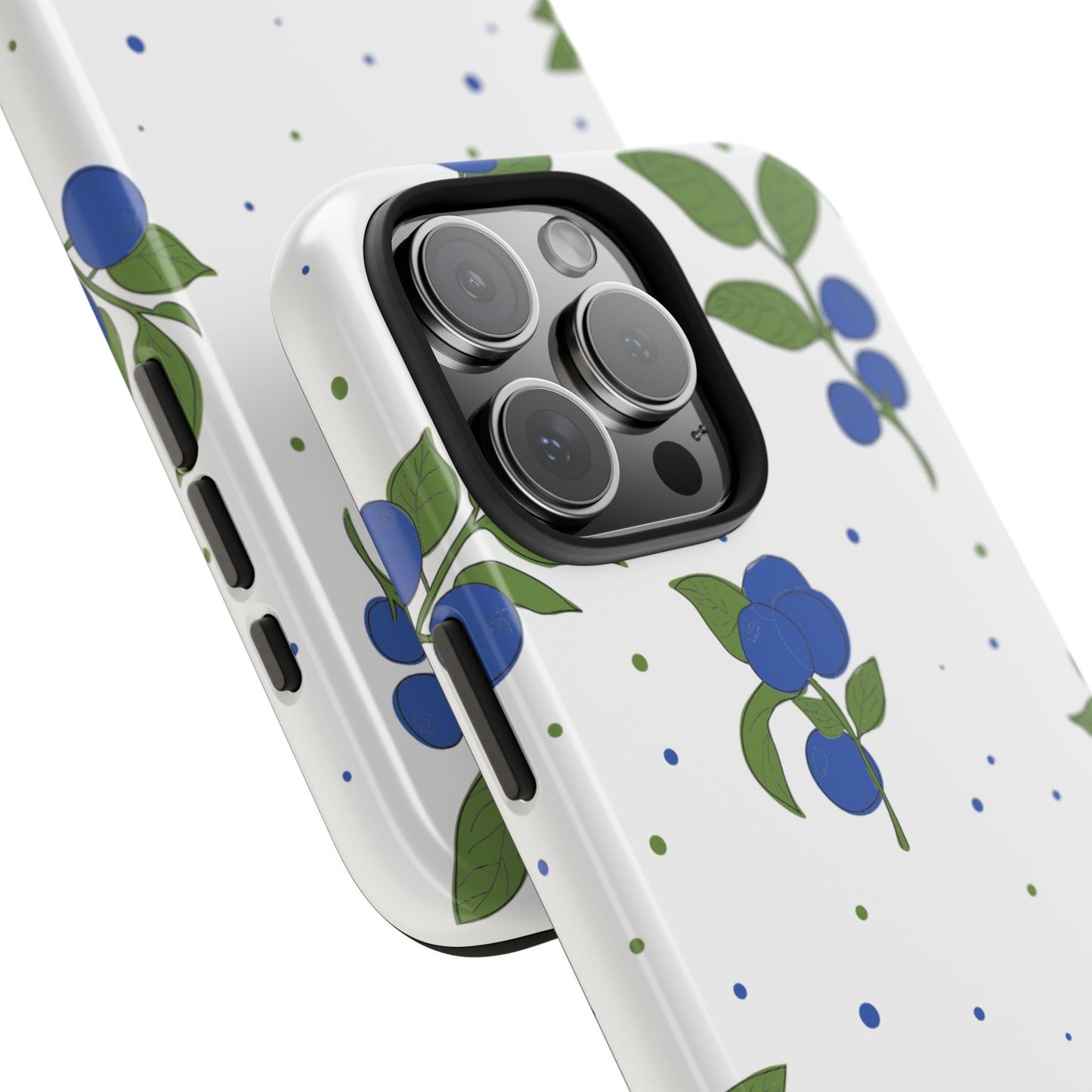 Blueberry Tough Phone Case - Durable Berry Design for Everyday Protection