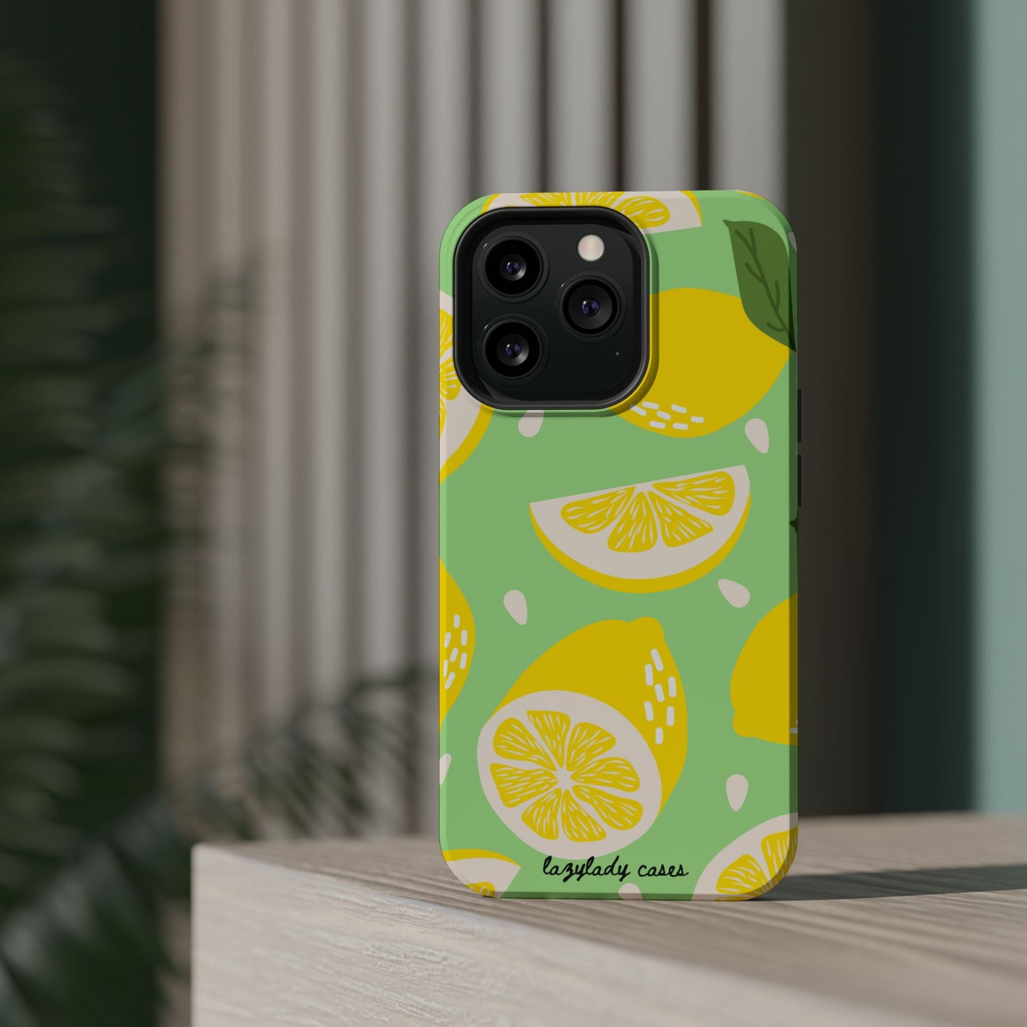 Lemonade Vibe Magnetic Phone Case - Bright Citrus Design for Summer Fun