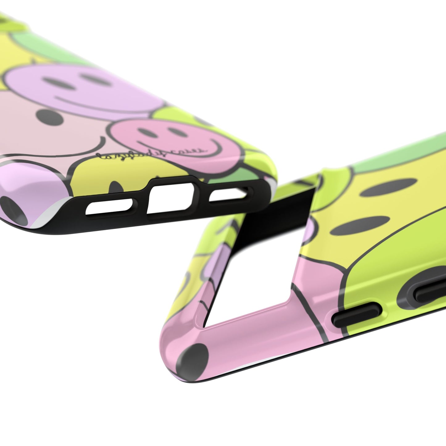 Colorful Smile Face Phone Case - Tough Protection & Fun Design