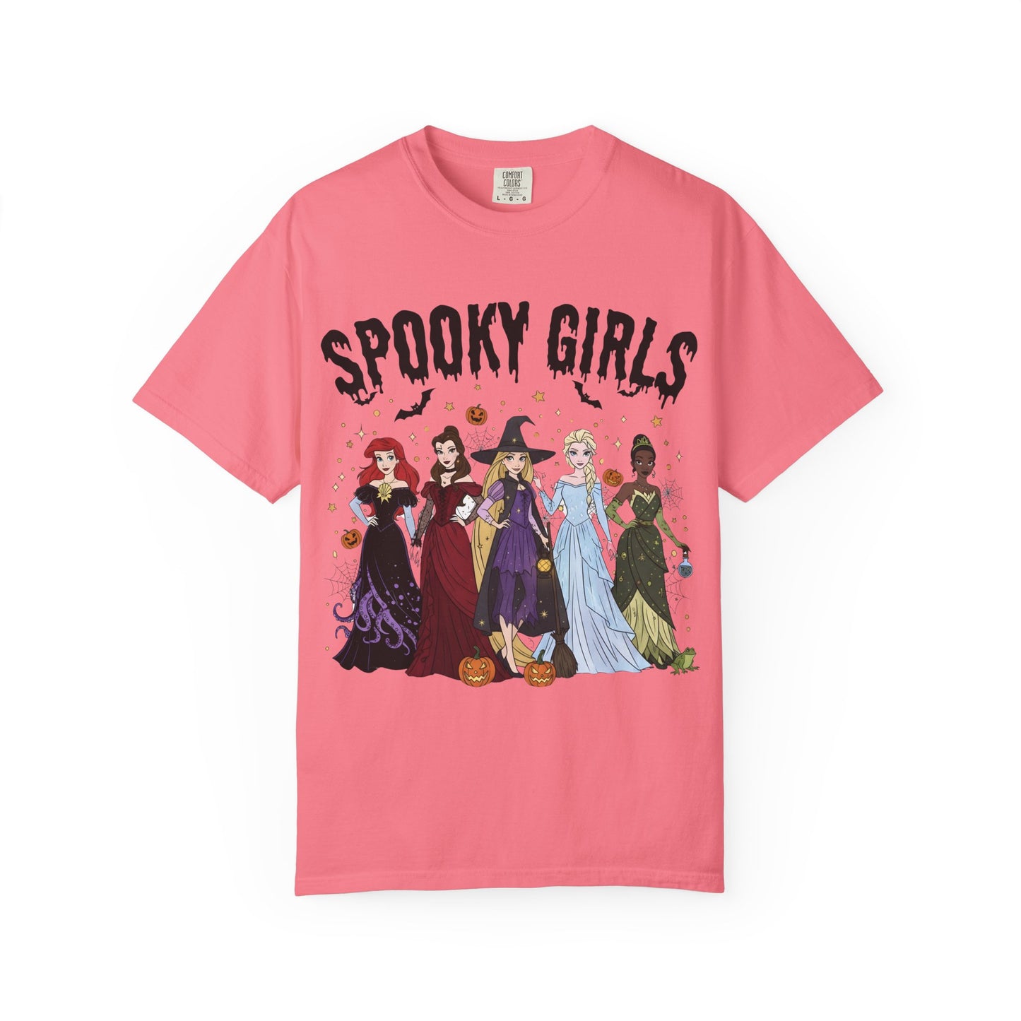 Spooky Girls T-Shirt, Halloween Tee, Unisex Graphic Shirt, Cute Costume Top, Seasonal Apparel, Witchy Fashion