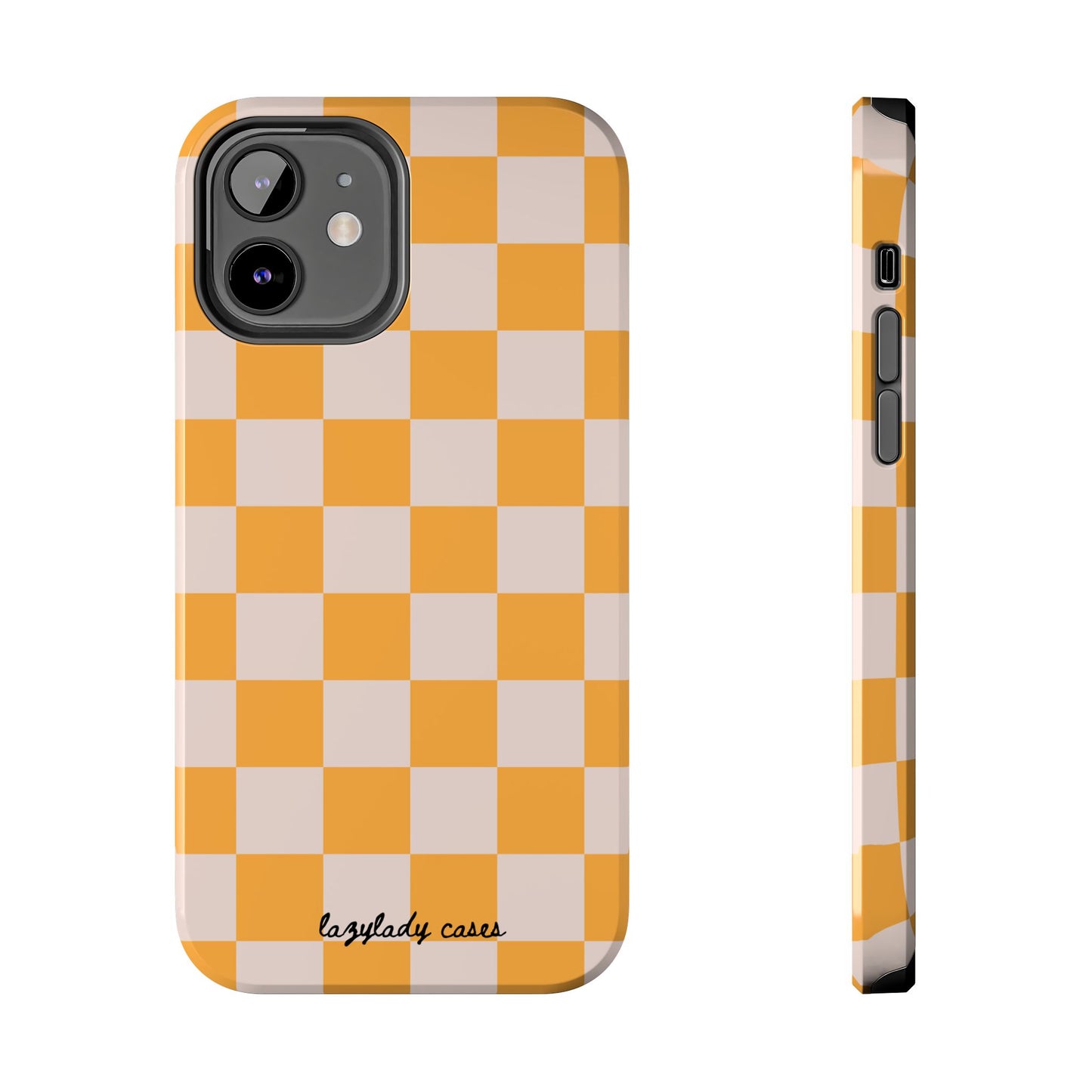 Bright Checkerboard Tough Phone Case - Stylish & Durable Protection