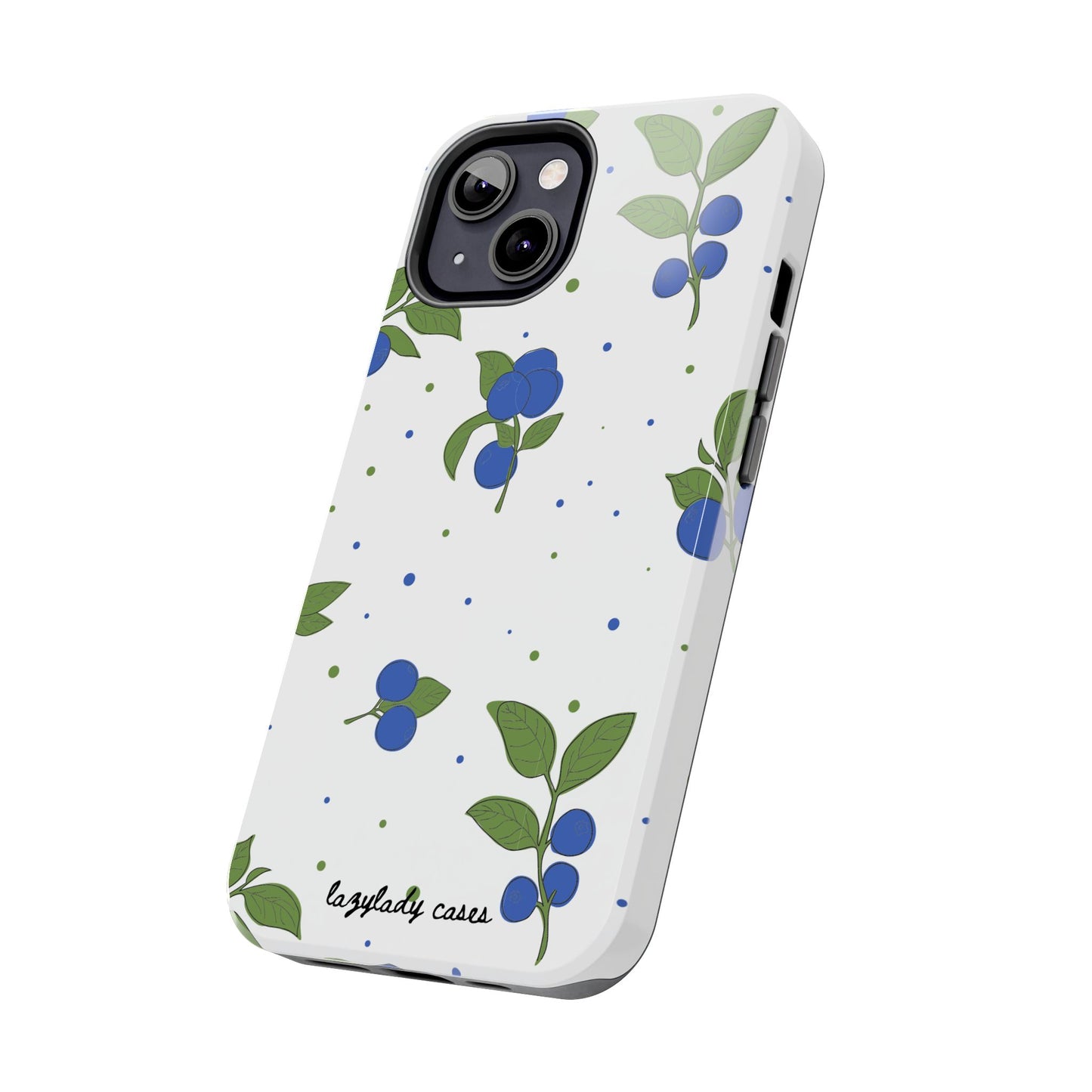 Blueberry Tough Phone Case - Durable Berry Design for Everyday Protection