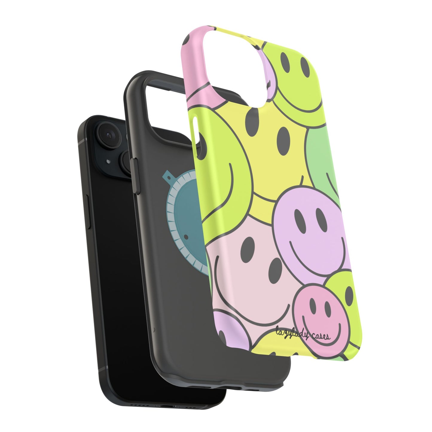 Colorful Smiley Face Magnetic Tough Case for Fun-Loving Individuals