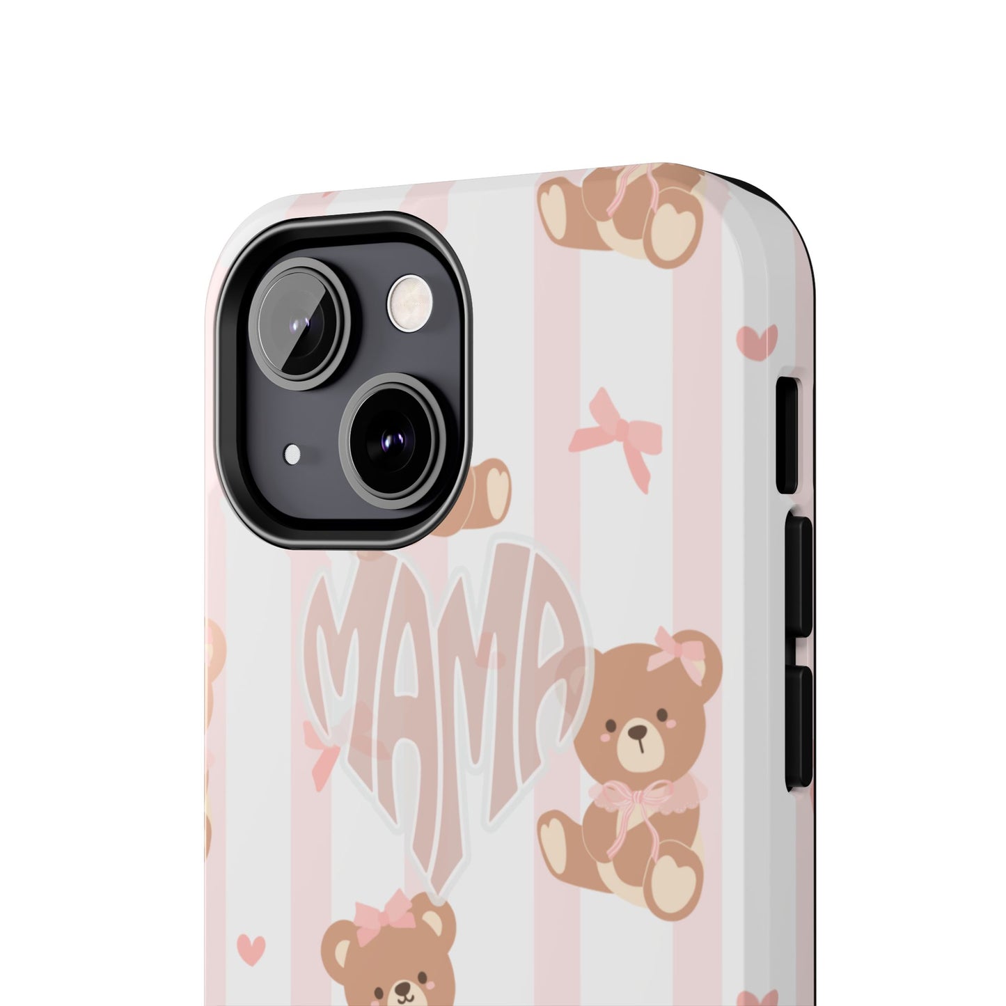 Cute Bear Mama Phone Case - Stylish Tough Case for Moms