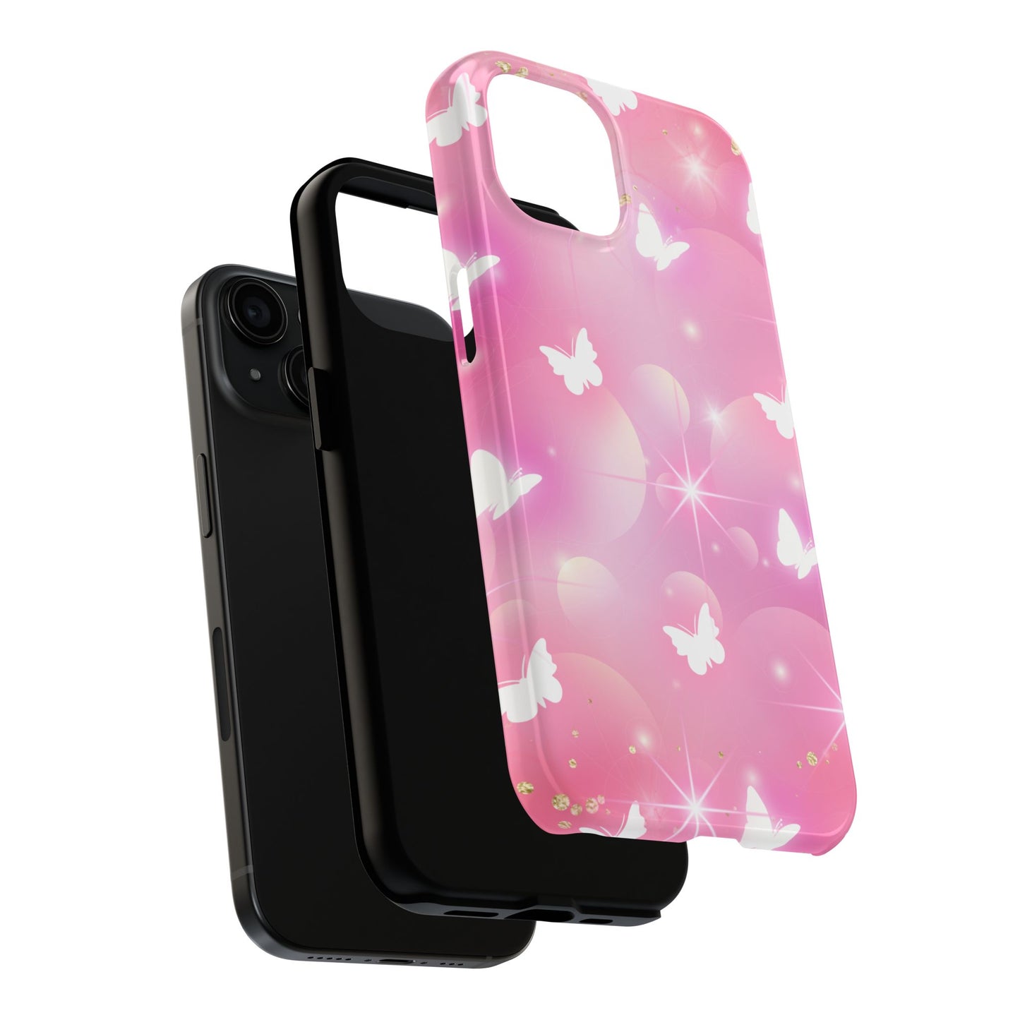Butterfly Bloom Tough Phone Cases, Stylish Protection, Gifts for Her, Trendy Accessories, Spring Vibe, Phone Cover