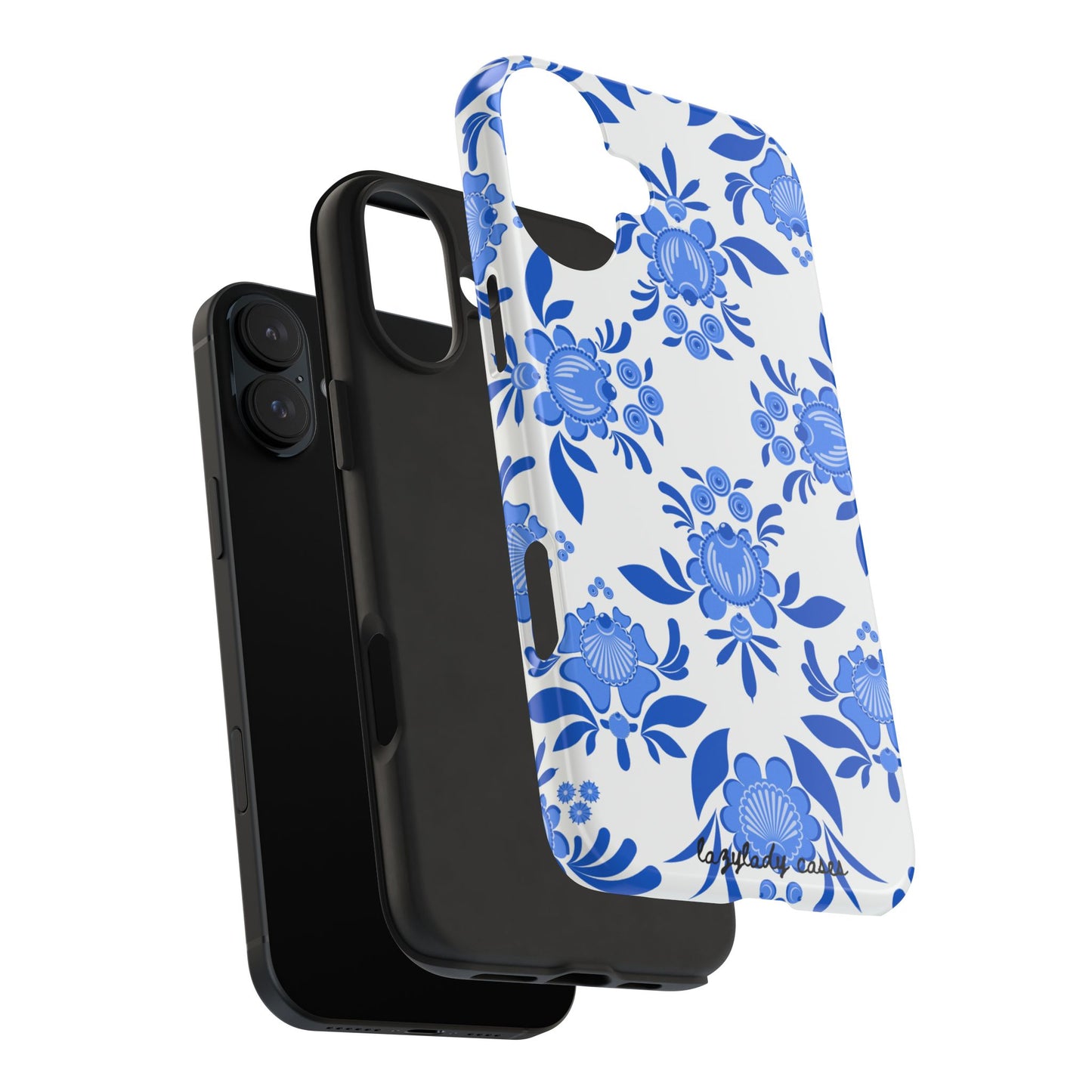Floral Tough Phone Case - Stylish Protection for Everyday Use
