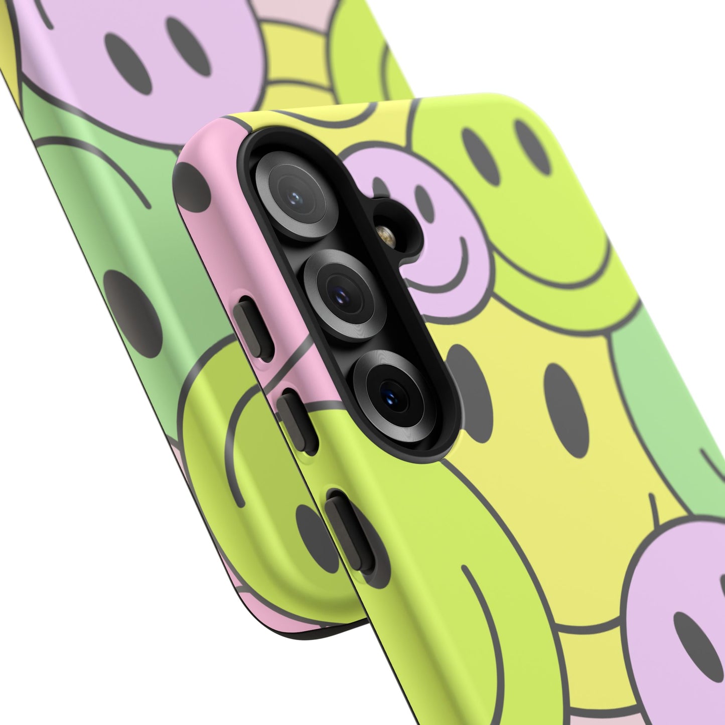 Colorful Smile Face Phone Case - Tough Protection & Fun Design
