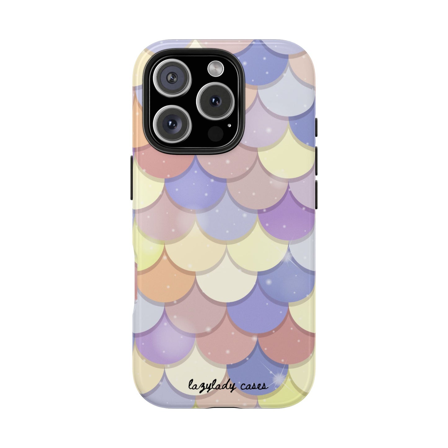 Mermaid Scale Tough Phone Case - Durable Protection with Colorful Design