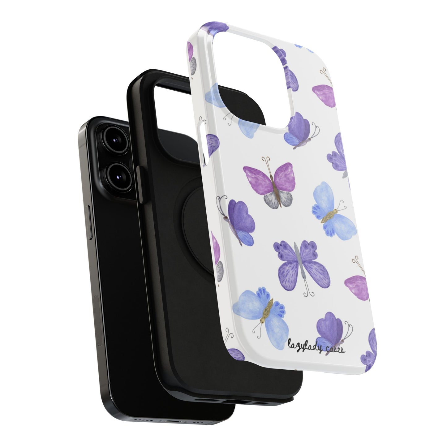 Butterfly Impact-Resistant Phone Case - Stylish & Durable Protection
