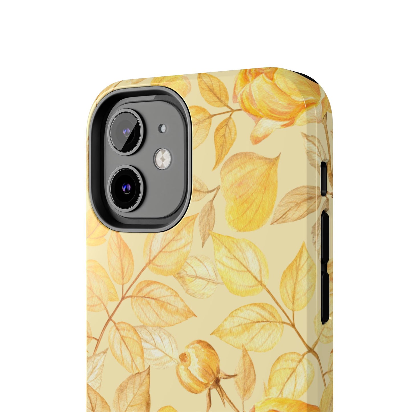 Yellow Dusk Tough Phone Case – Durable Protection with Yellow Roses Design