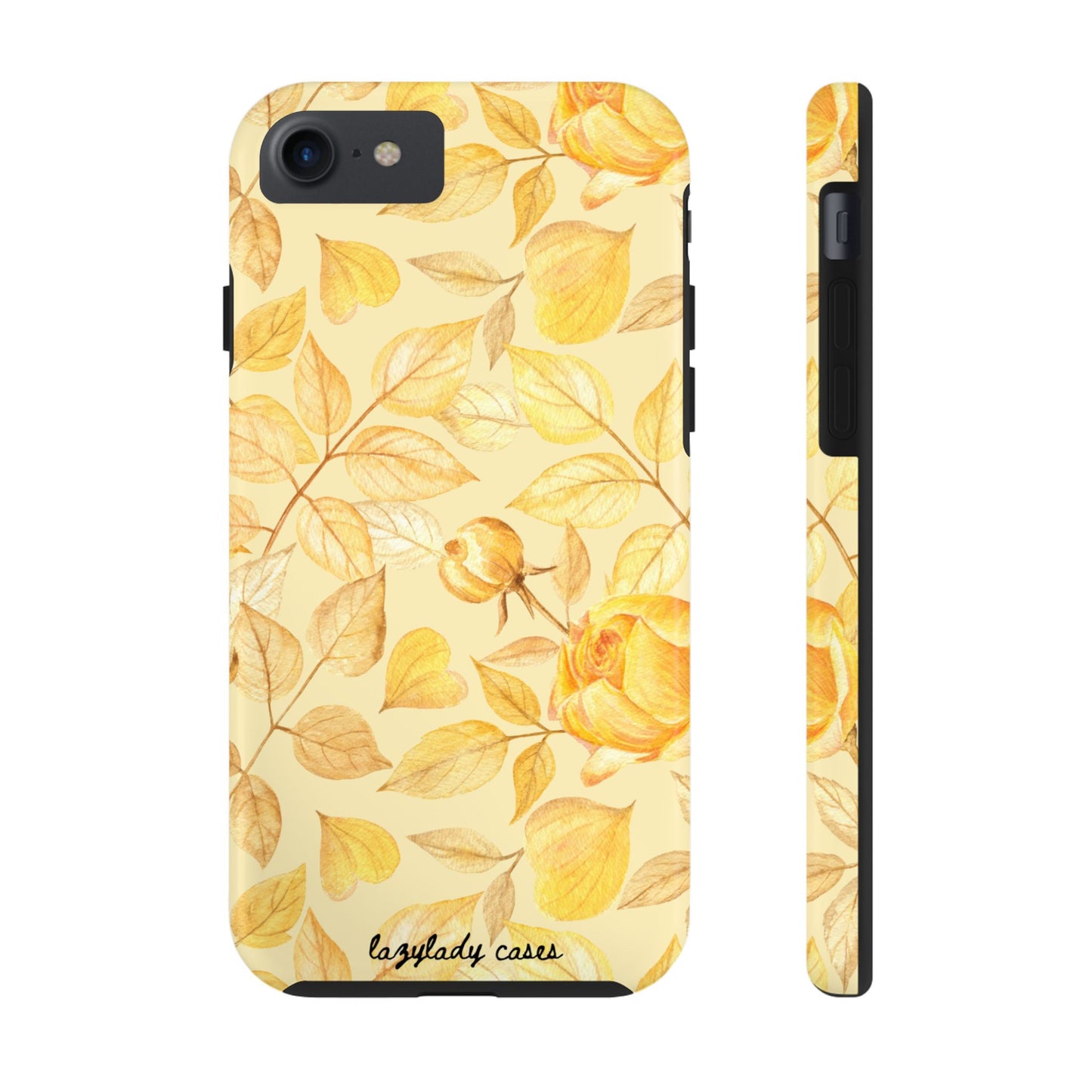 Yellow Dusk Tough Phone Case – Durable Protection with Yellow Roses Design