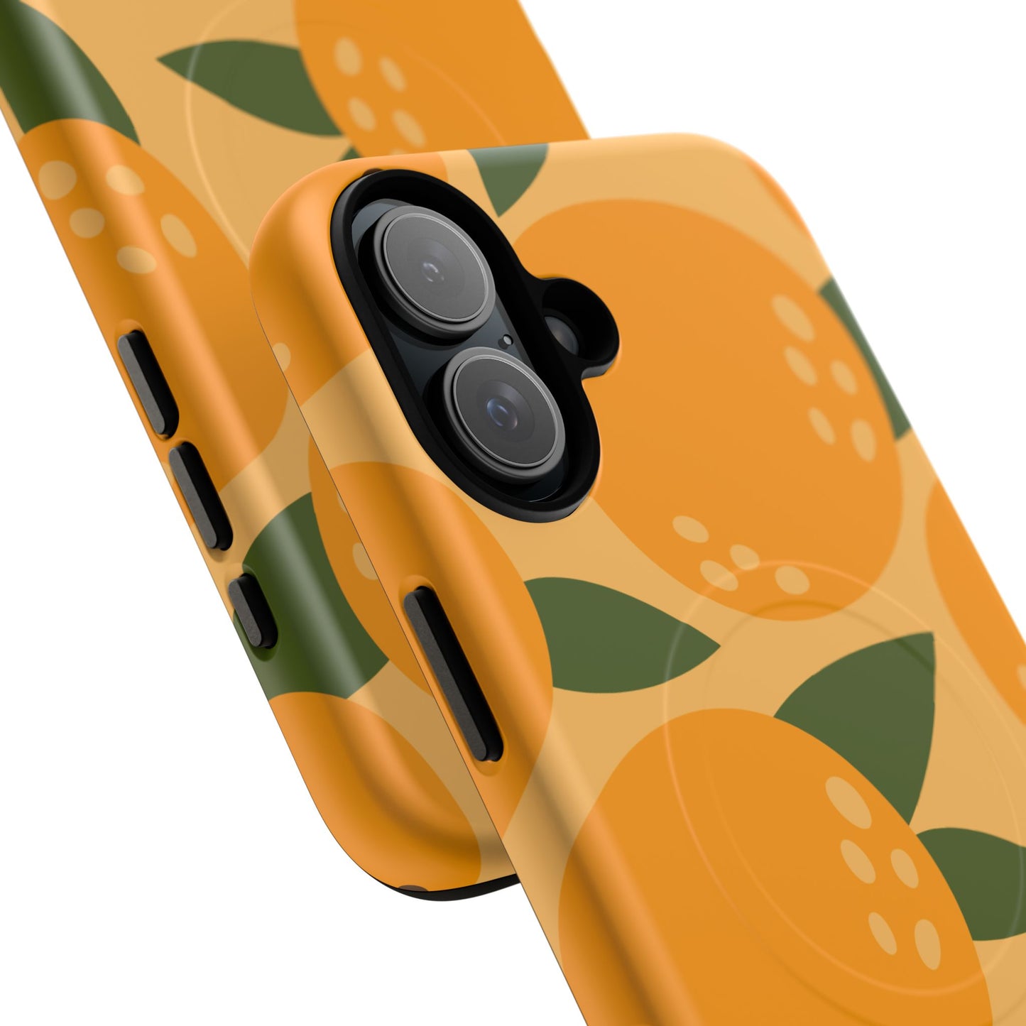 Citrus Orange Phone Case Magnetic Case for iPhone – Vibrant Orange Design