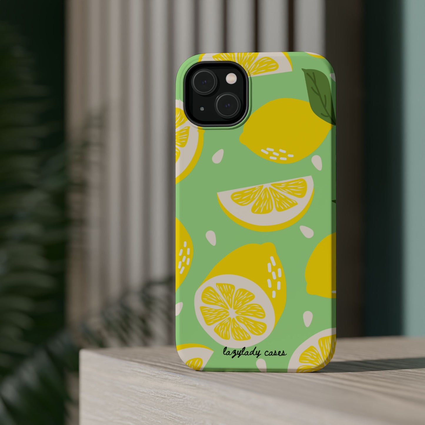 Lemonade Vibe Magnetic Phone Case - Bright Citrus Design for Summer Fun