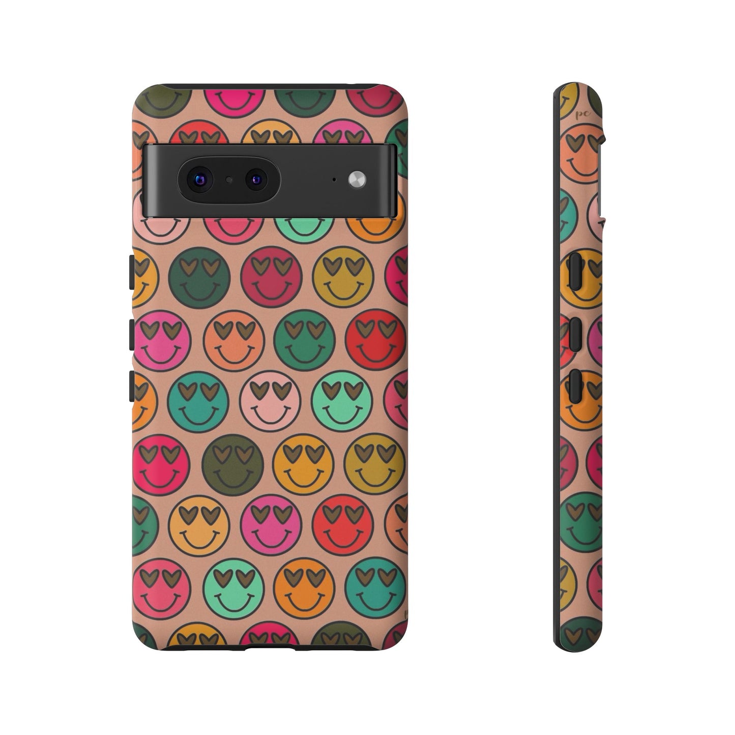 Colorful Smiley Phone Case | Tough Cases, Cute Phone Cover, Happy Vibes, Gift for Friends, Fun Phone Accessory
