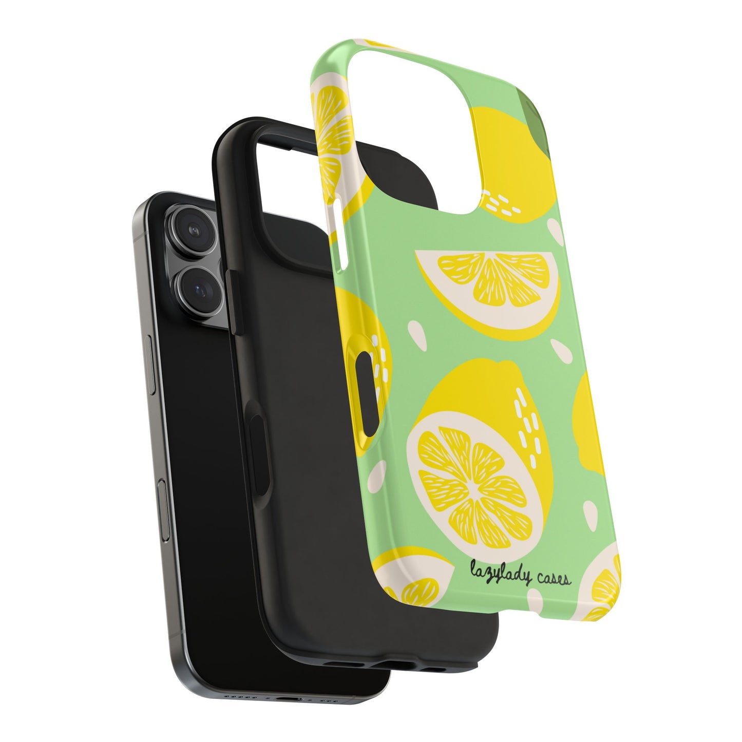 Lemon Slice Tough Phone Case - Vibrant, Durable Protection for Citrus Lovers