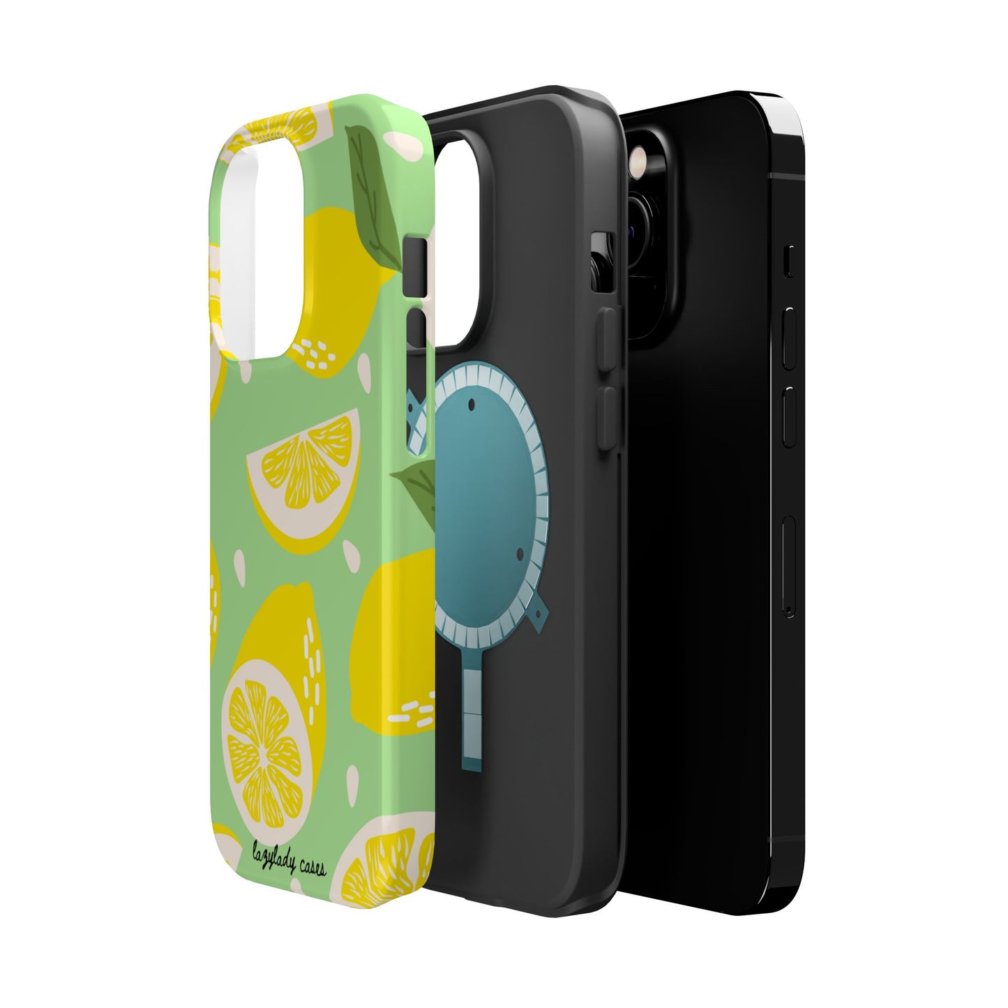 Lemonade Vibe Magnetic Phone Case - Bright Citrus Design for Summer Fun