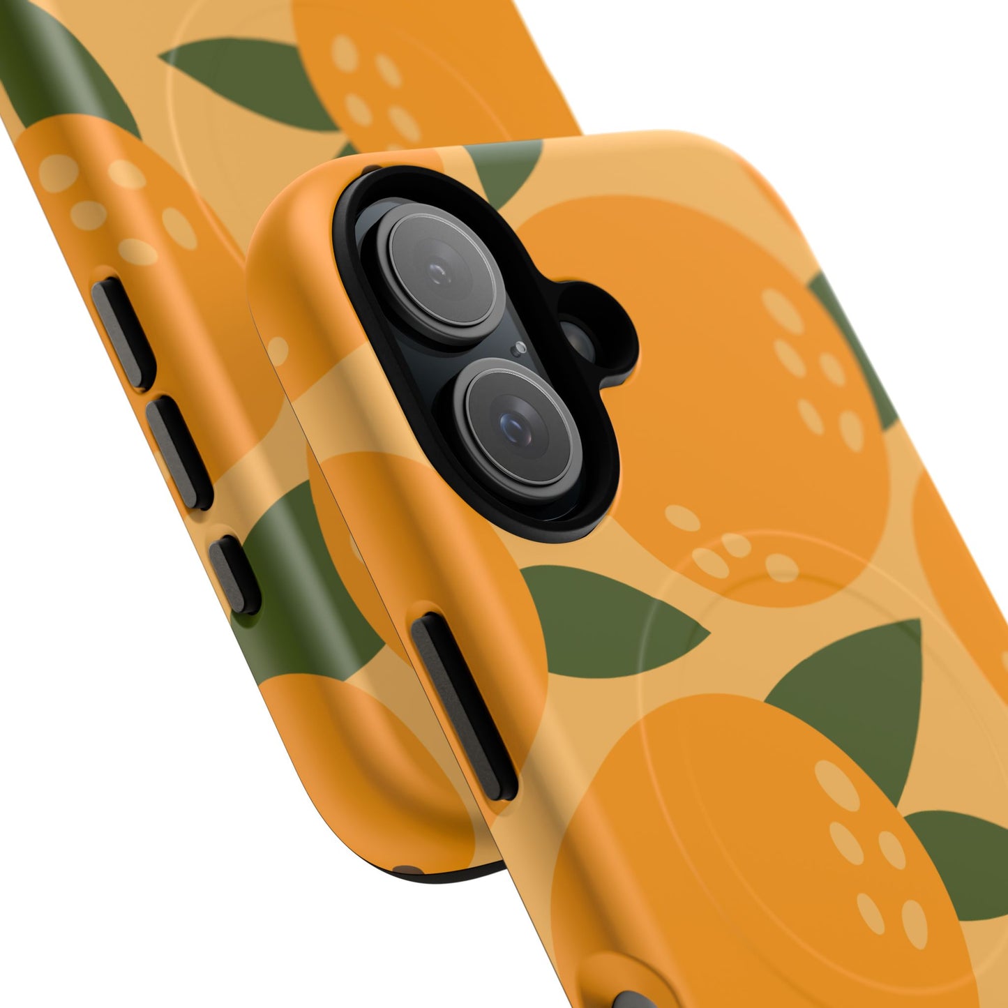 Citrus Orange Phone Case Magnetic Case for iPhone – Vibrant Orange Design
