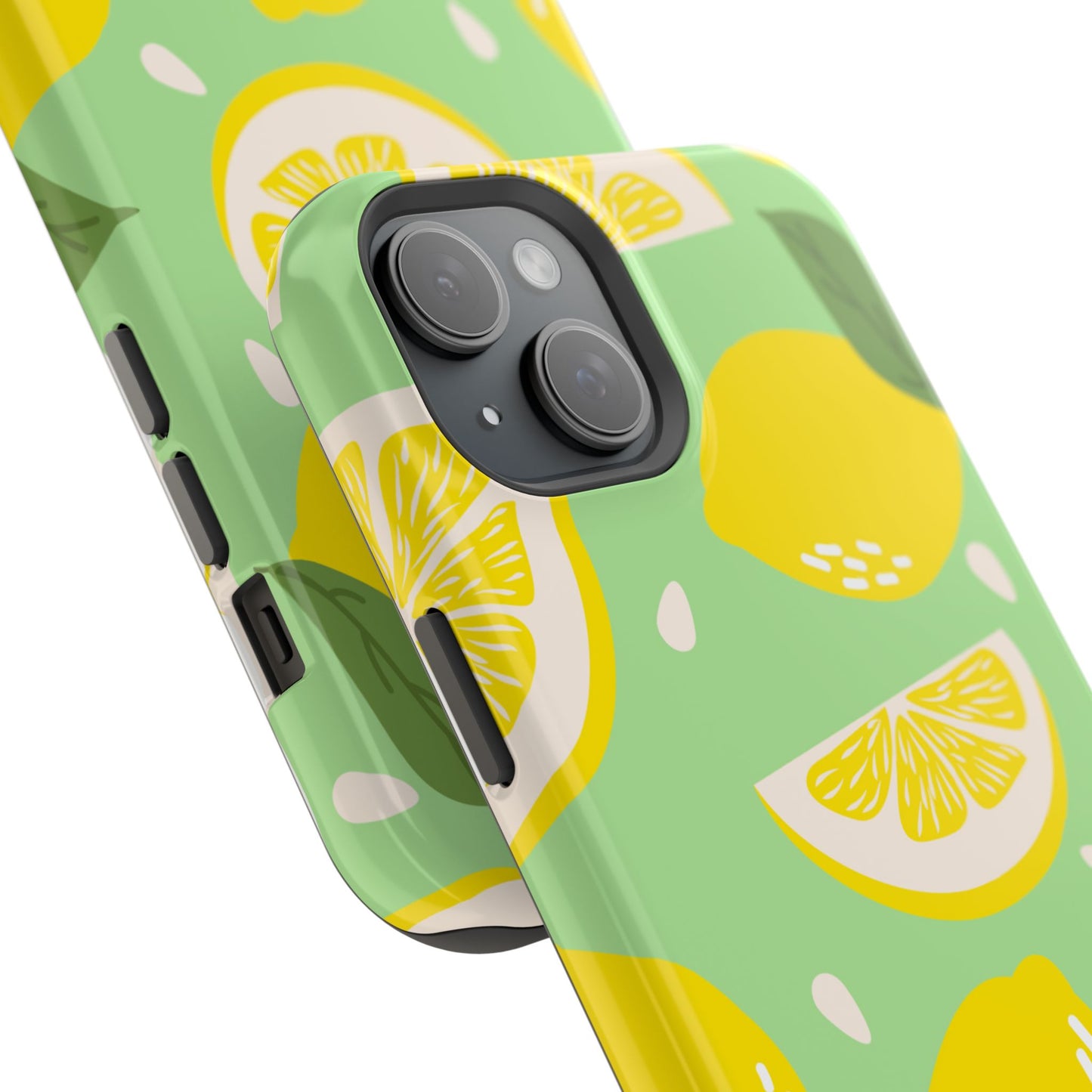 Lemonade Vibe Magnetic Phone Case - Bright Citrus Design for Summer Fun