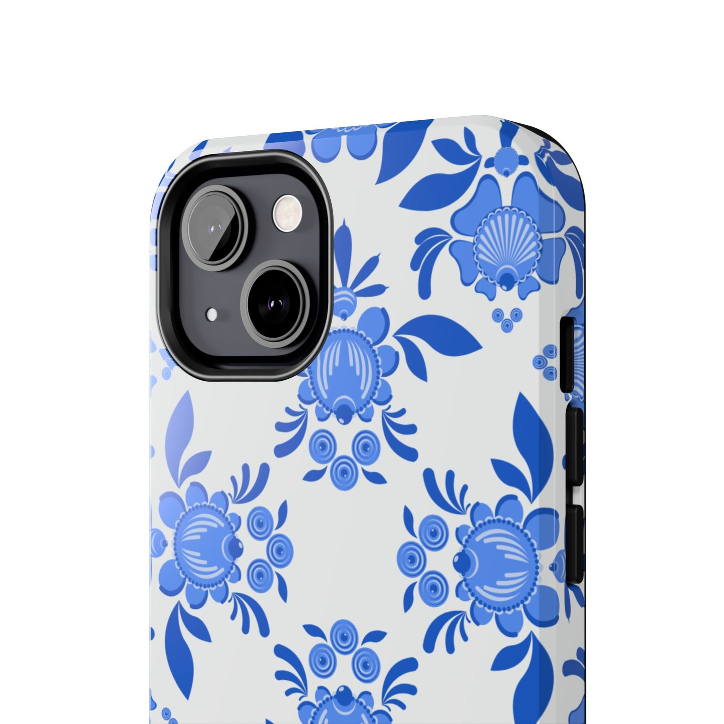 Floral Tough Phone Case - Stylish Protection for Everyday Use