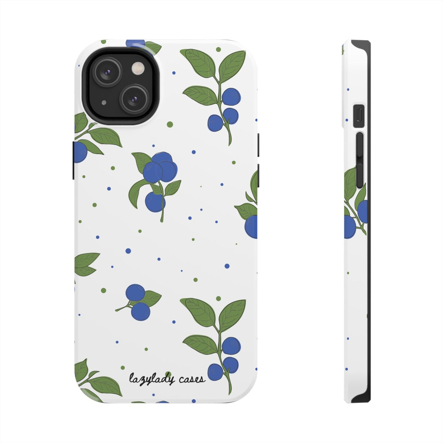 Blueberry Tough Phone Case - Durable Berry Design for Everyday Protection
