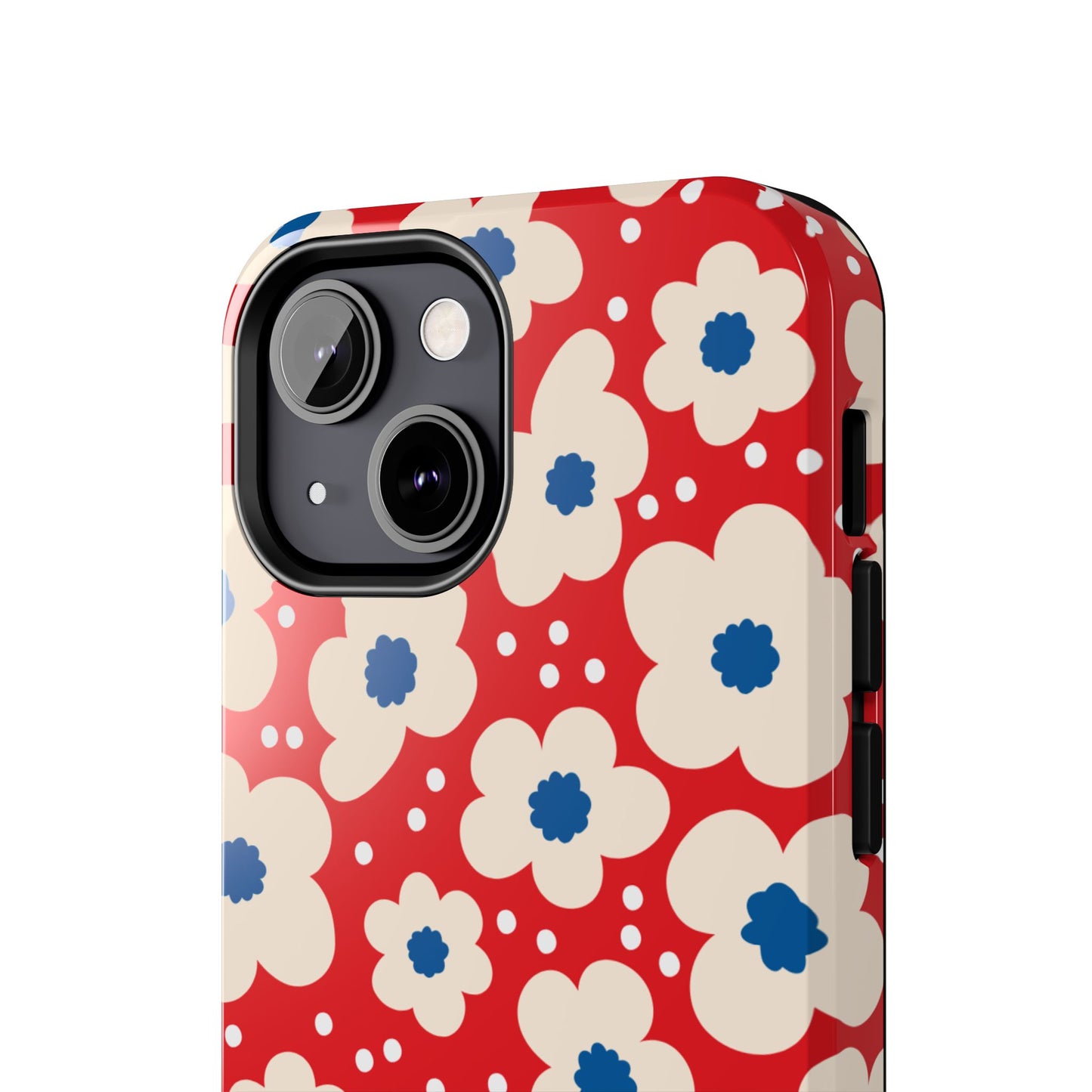 Blossom Floral Tough Phone Case - Durable Protection with Vintage Charm