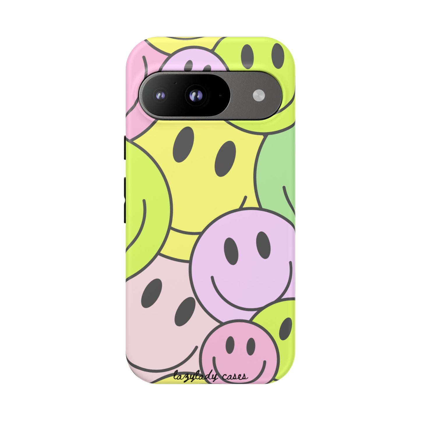 Colorful Smile Face Phone Case - Tough Protection & Fun Design