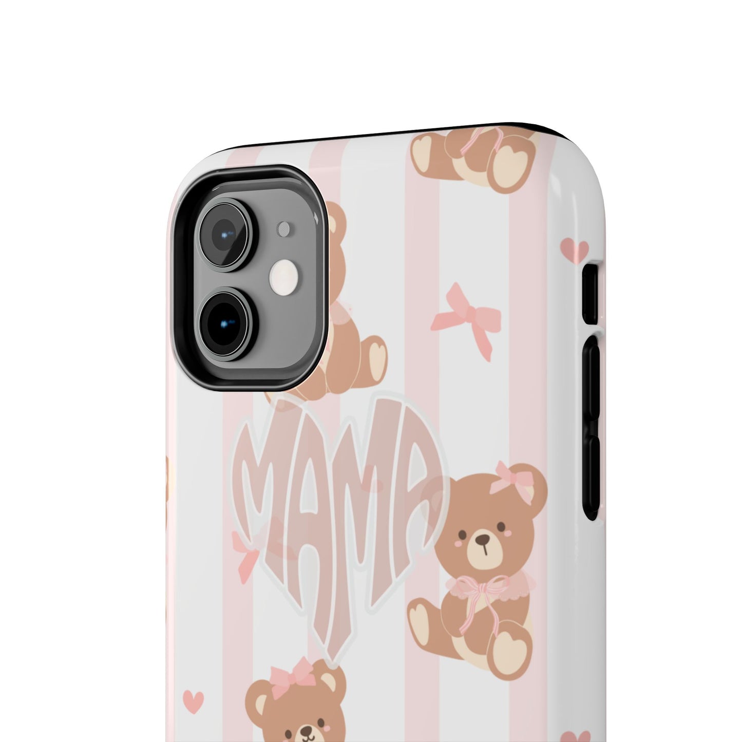 Cute Bear Mama Phone Case - Stylish Tough Case for Moms