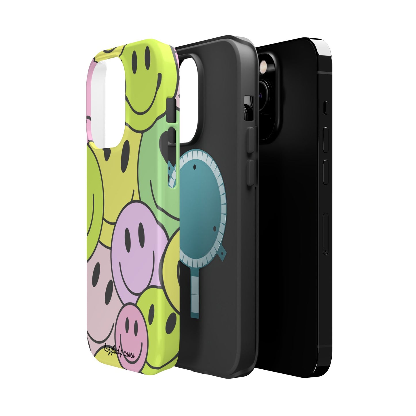 Colorful Smiley Face Magnetic Tough Case for Fun-Loving Individuals