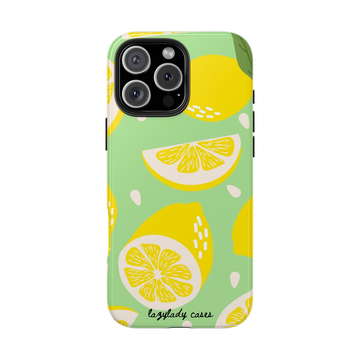 Lemon Slice Tough Phone Case - Vibrant, Durable Protection for Citrus Lovers