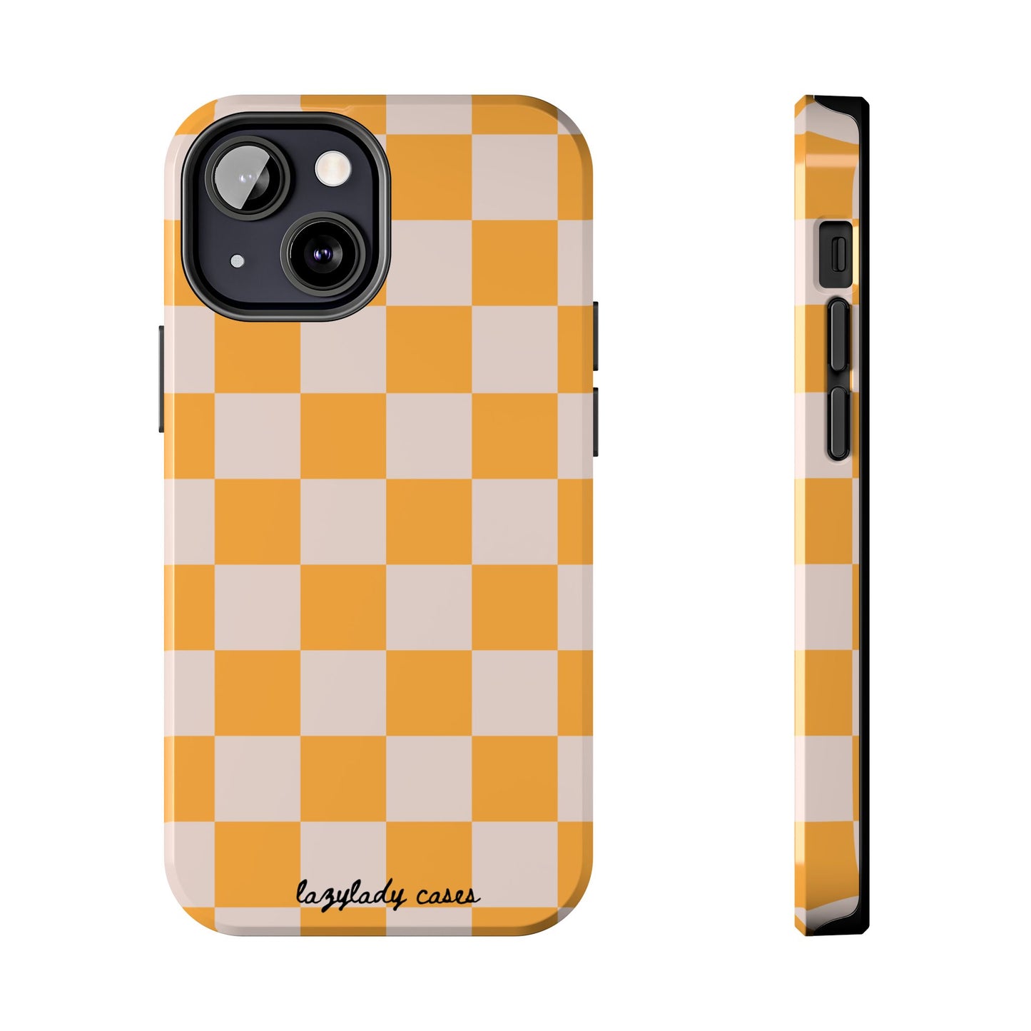 Bright Checkerboard Tough Phone Case - Stylish & Durable Protection