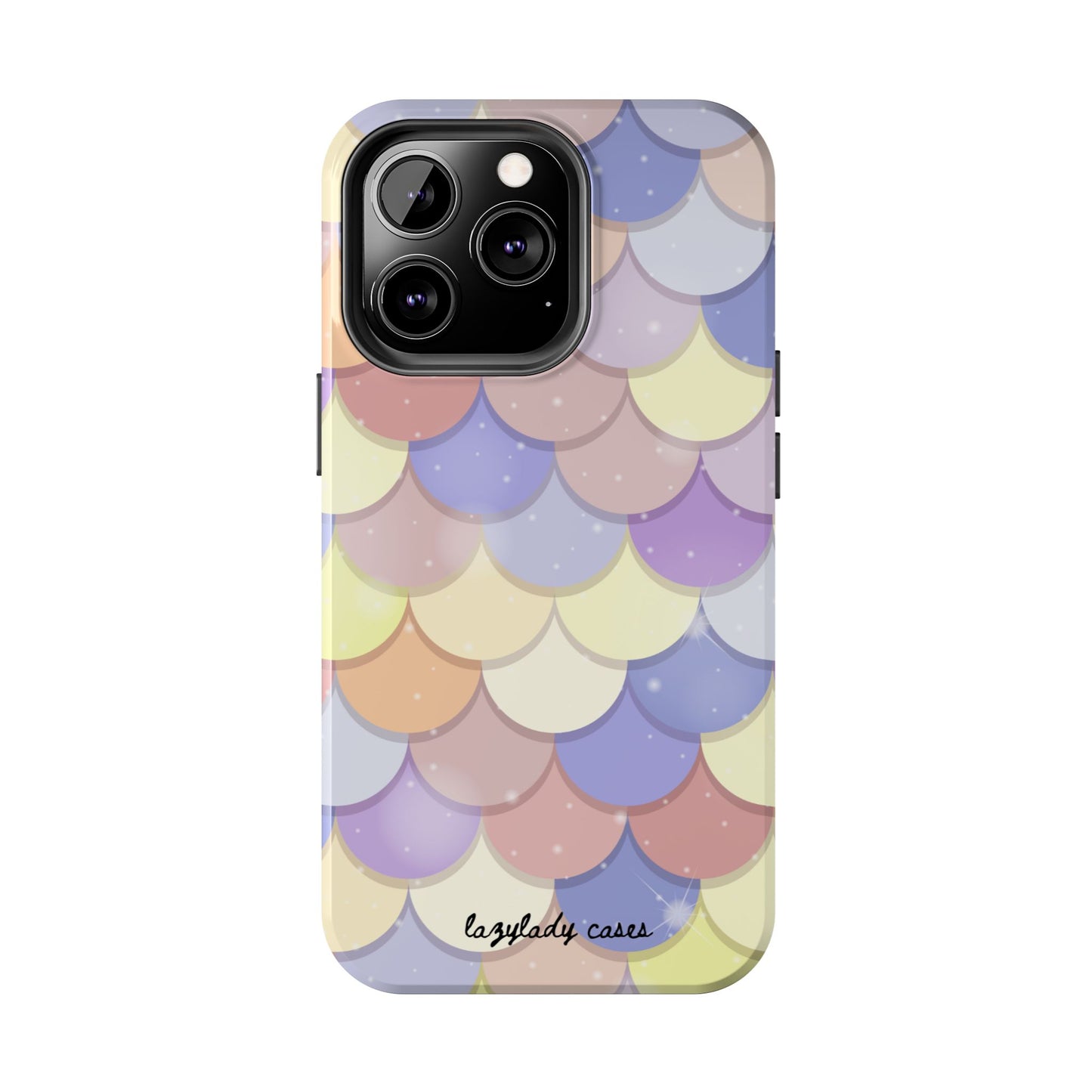 Mermaid Scale Tough Phone Case - Durable Protection with Colorful Design