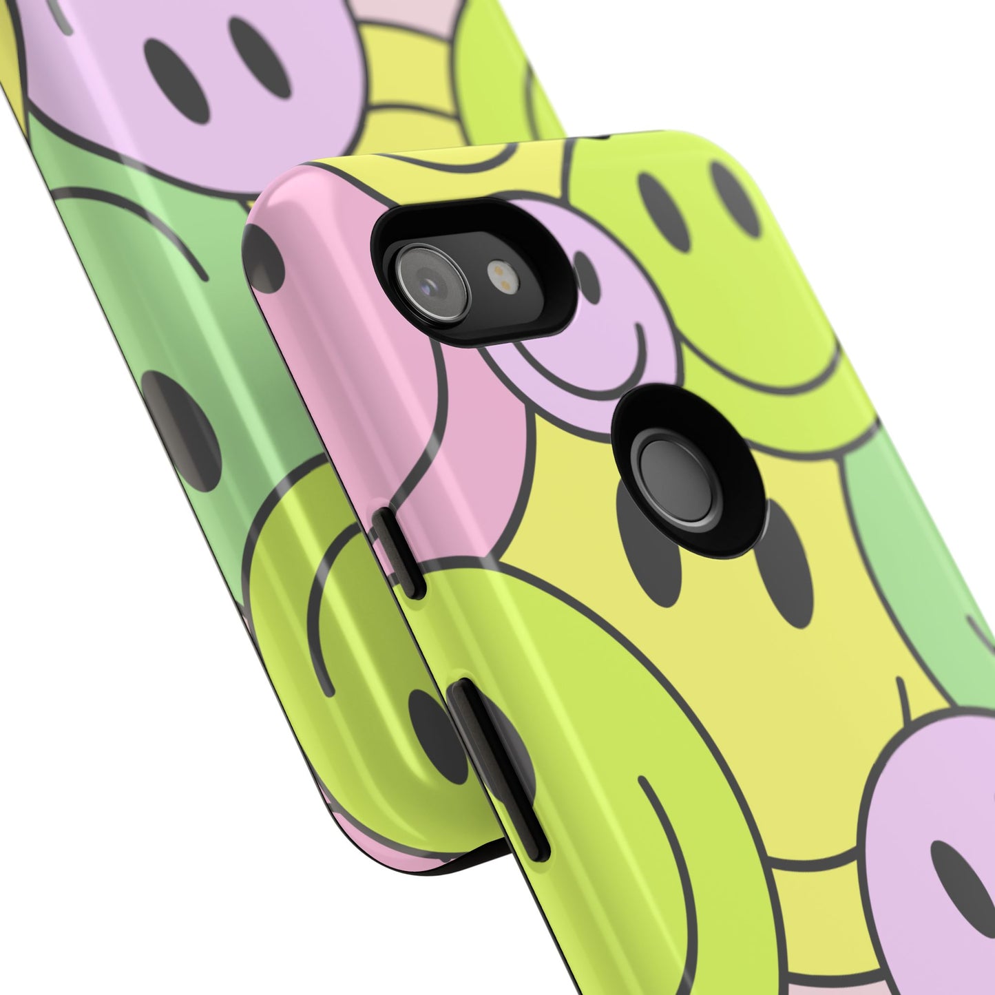 Colorful Smile Face Phone Case - Tough Protection & Fun Design