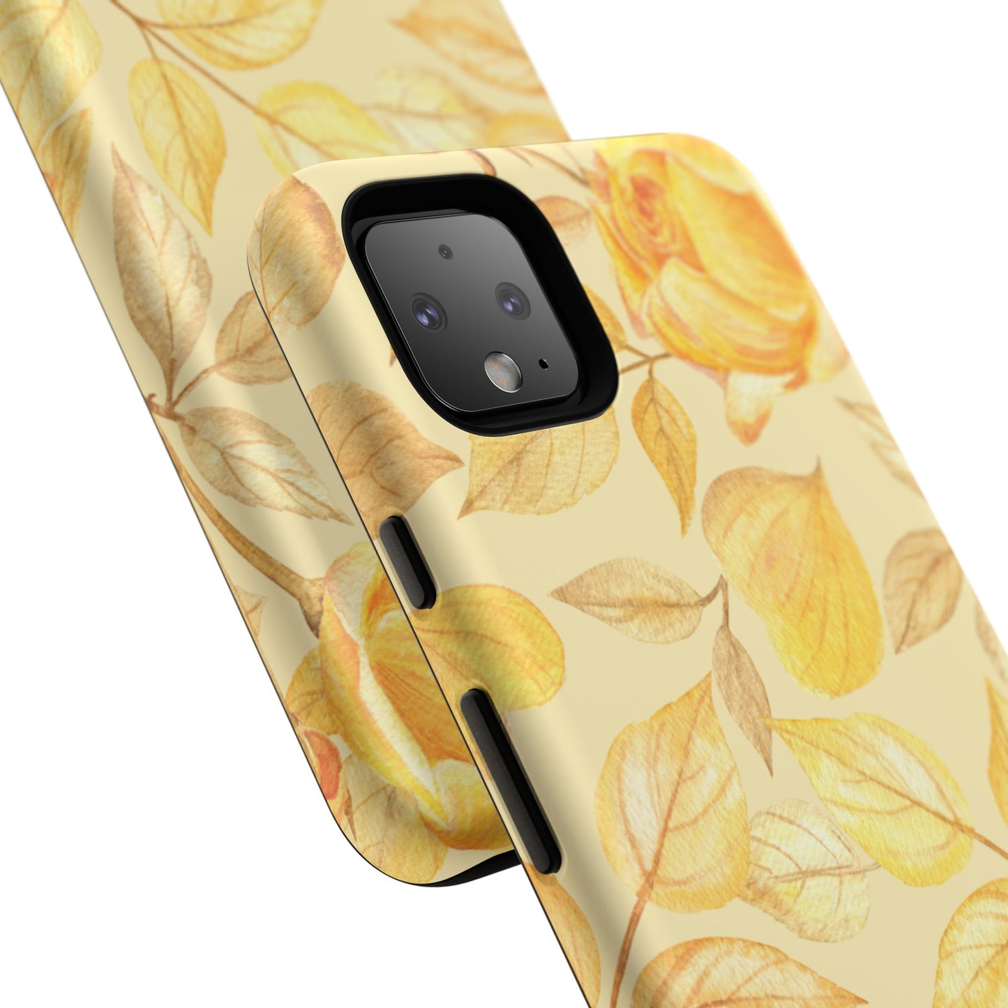 Yellow Dusk Tough Phone Case - Yellow Rose Design