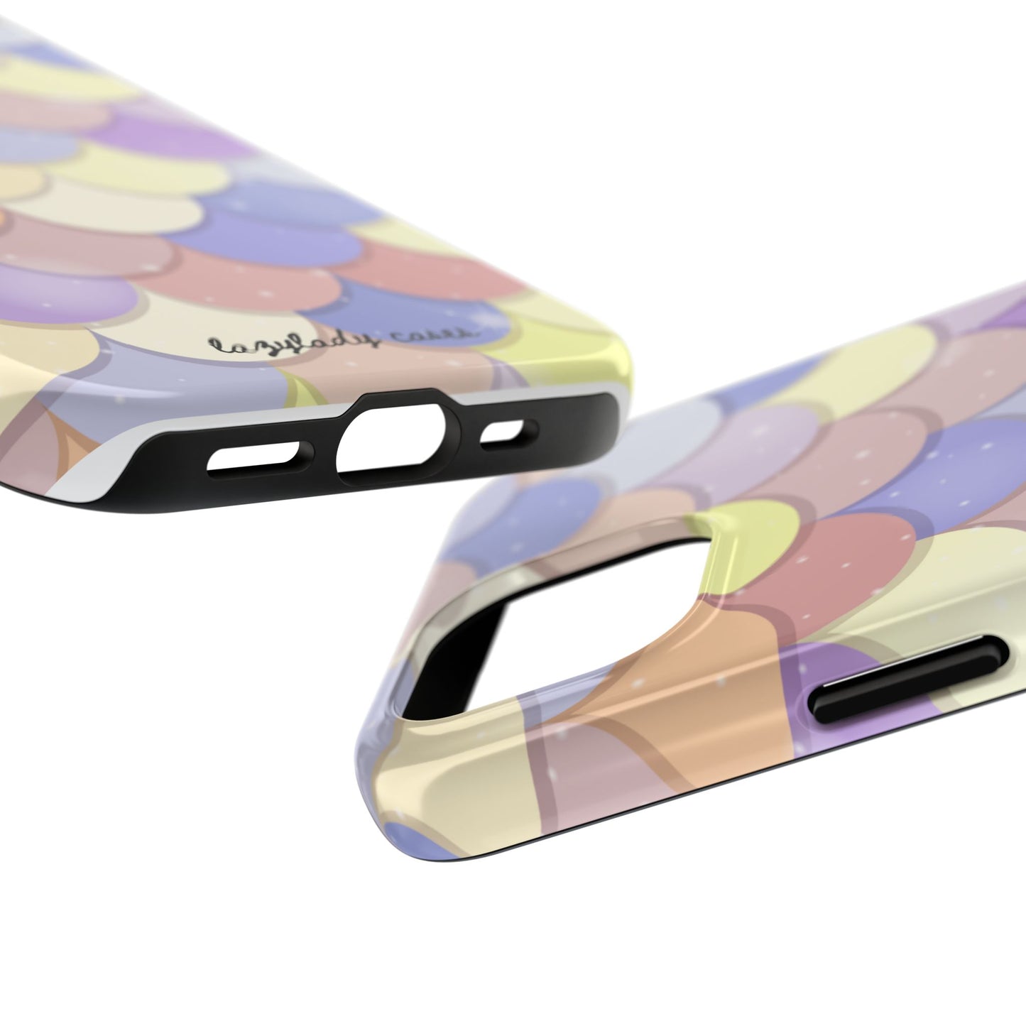 Mermaid Scale Tough Phone Case - Durable Protection with Colorful Design