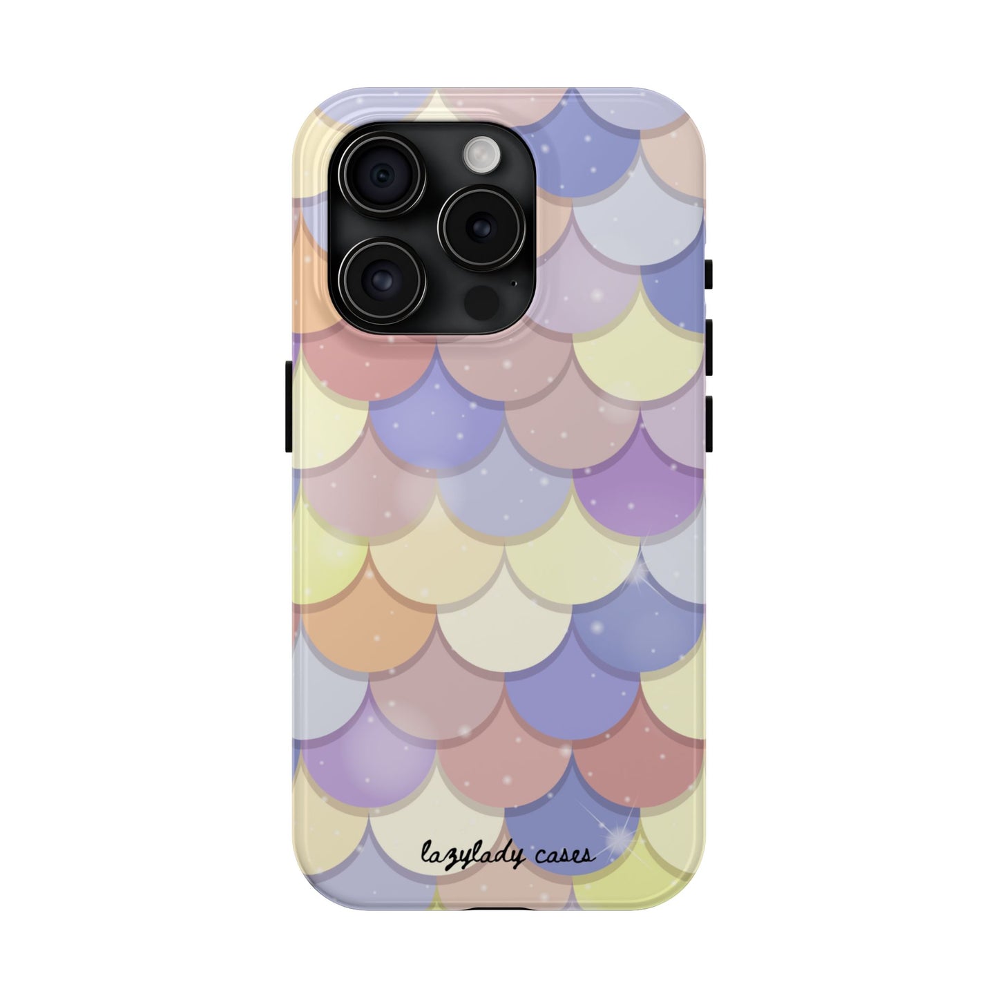 Mermaid Scale Tough Phone Case - Durable Protection with Colorful Design