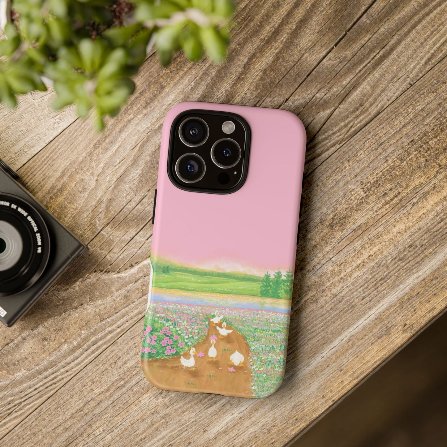 Pastel Floral Phone Case, Tough Cases for Nature Lovers, Cute Phone Accessories, Spring Gifts, Unique Mobile Covers