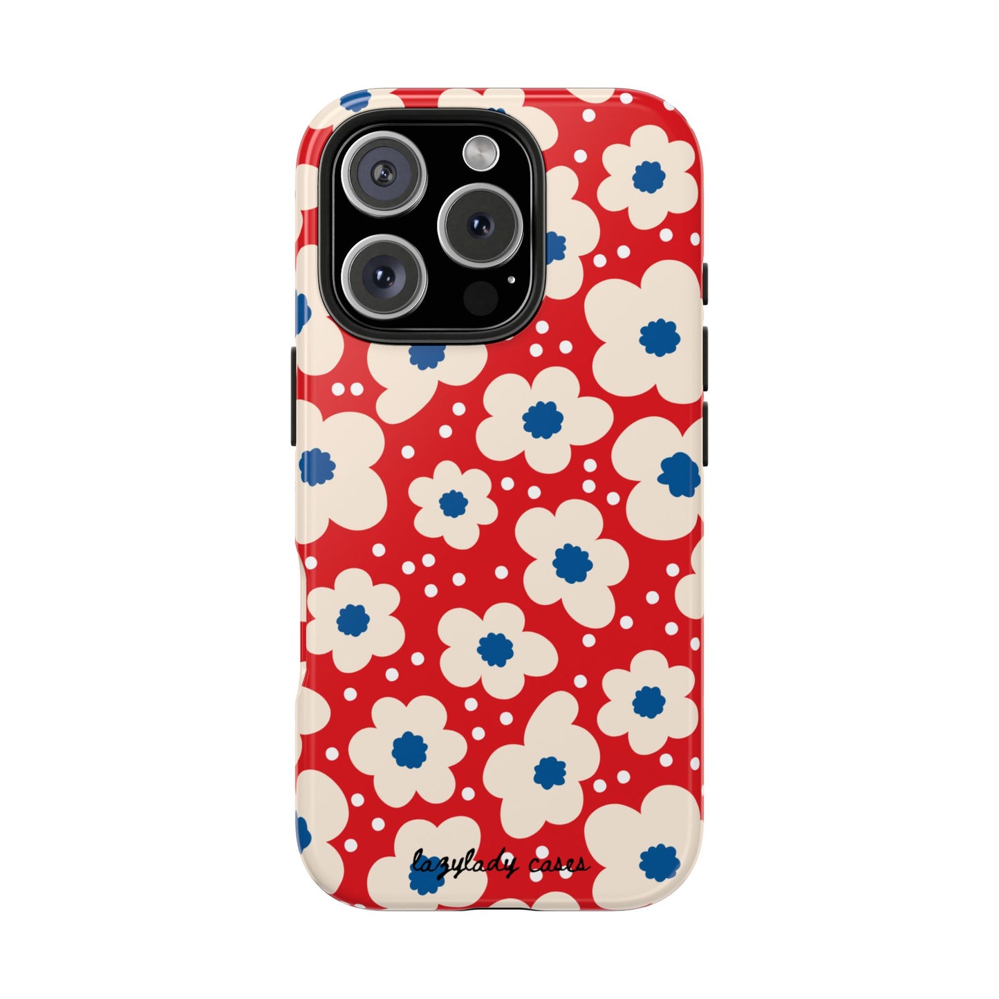 Blossom Floral Tough Phone Case - Durable Protection with Vintage Charm