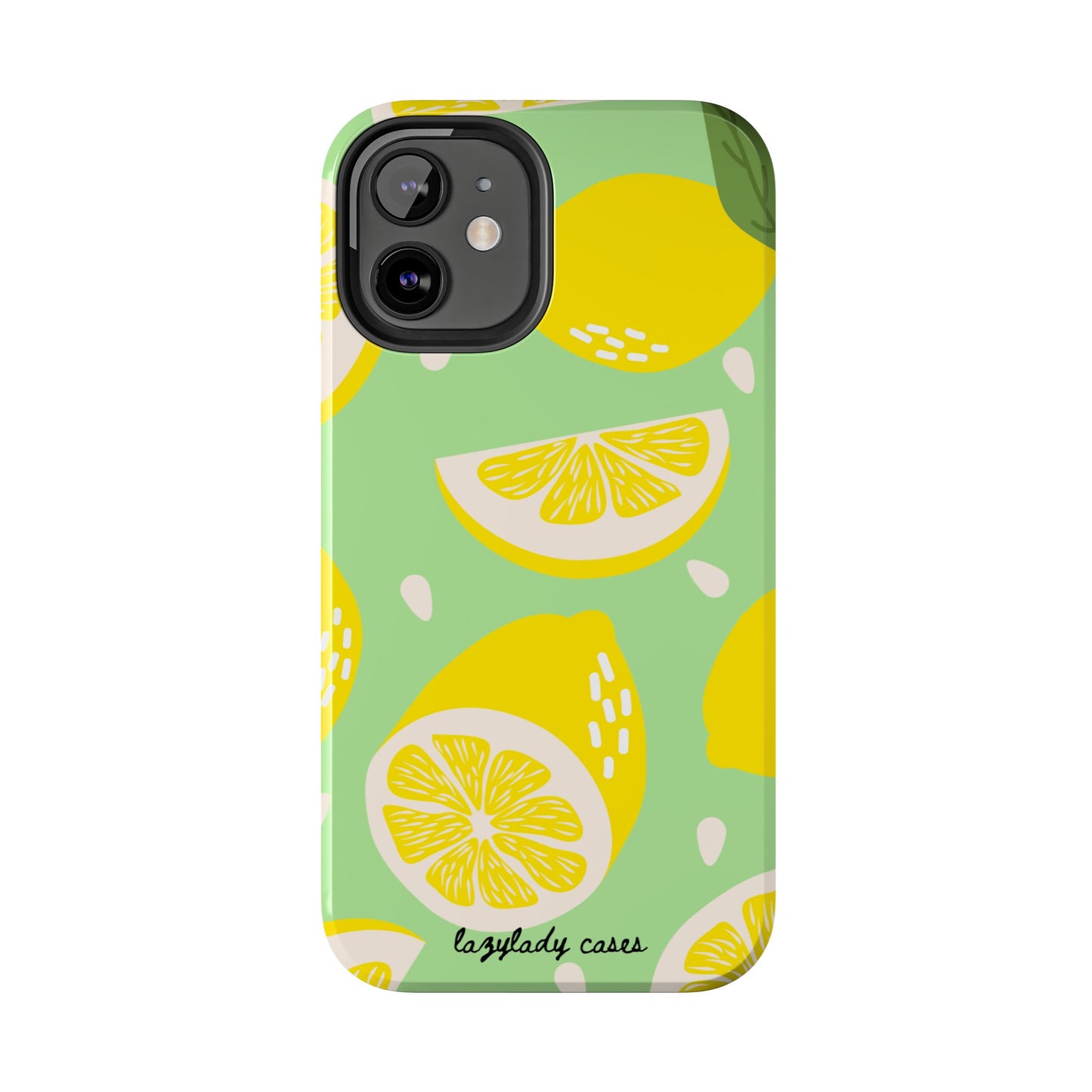 Lemon Slice Tough Phone Case - Vibrant, Durable Protection for Citrus Lovers