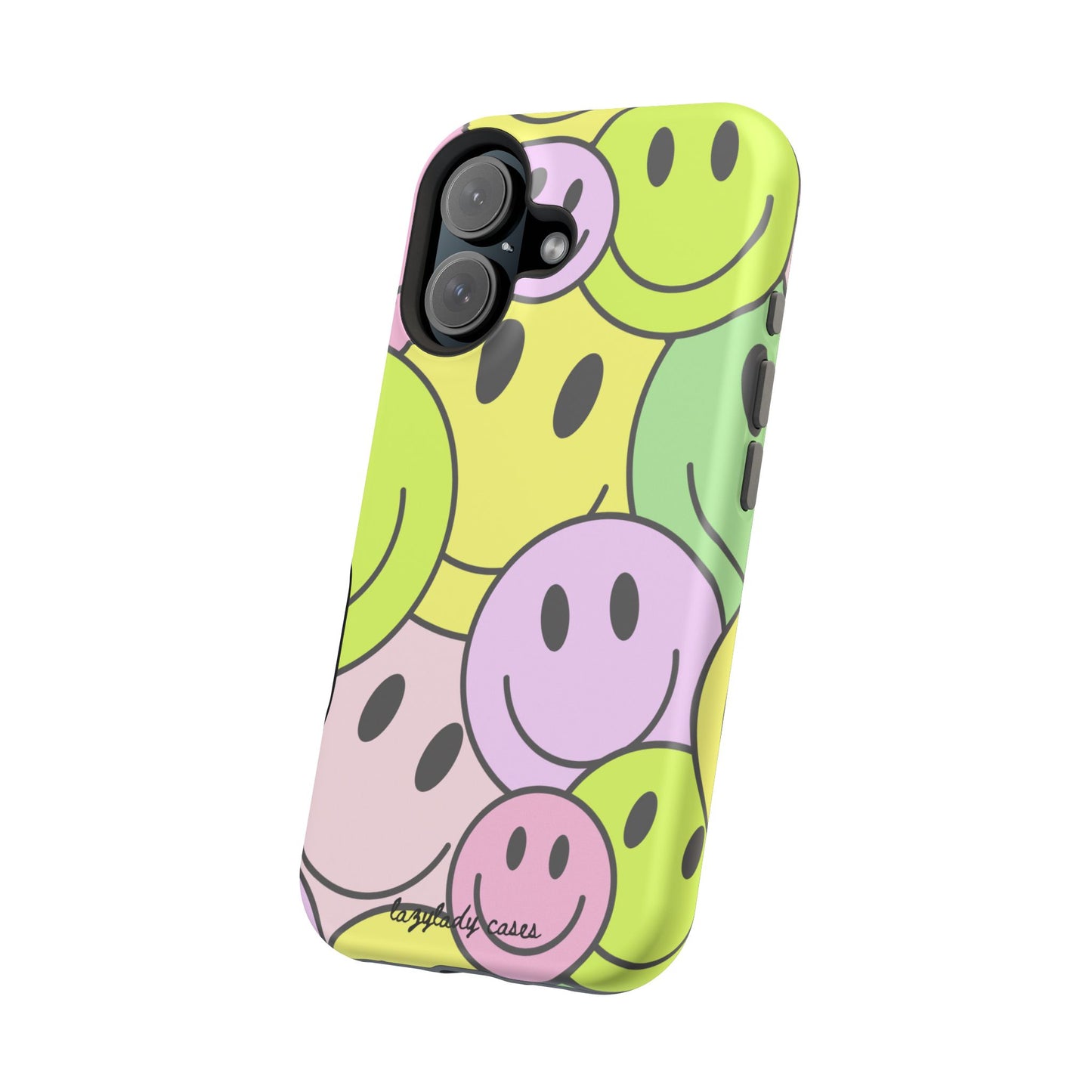 Colorful Smiley Face Magnetic Tough Case for Fun-Loving Individuals