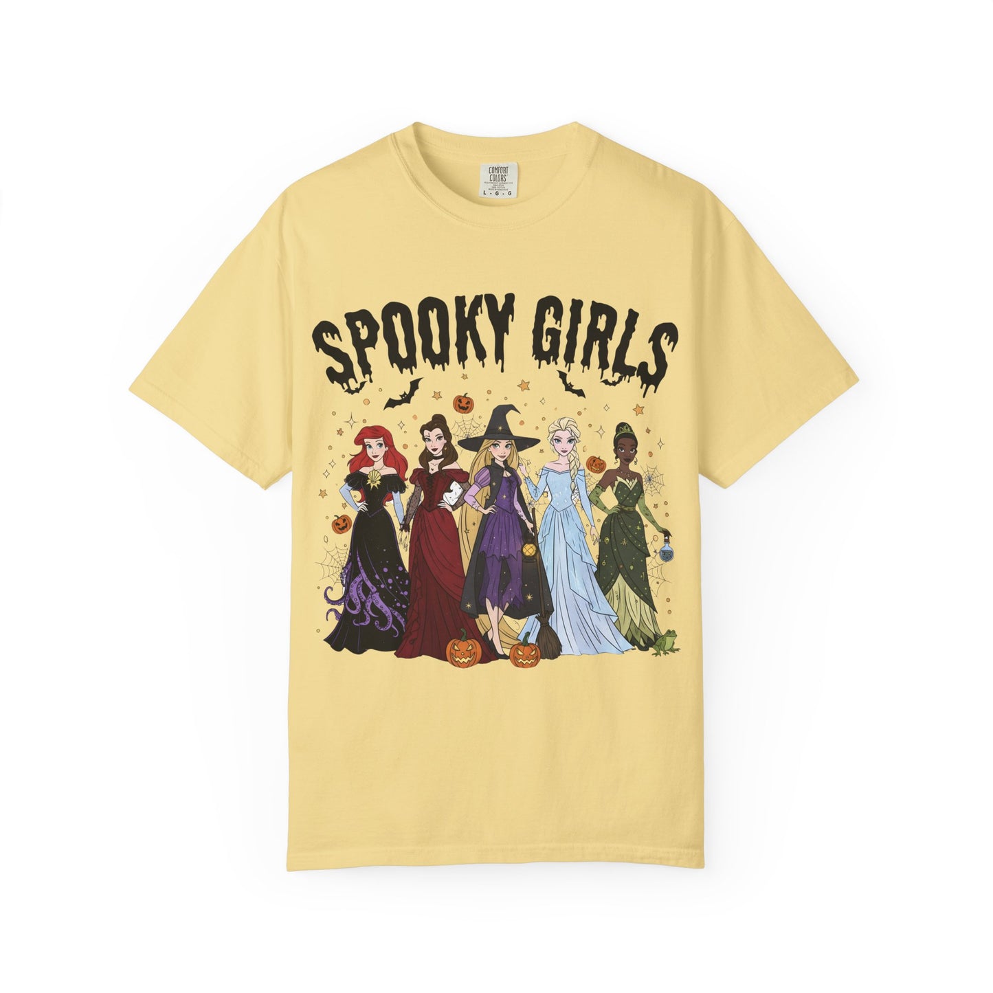 Spooky Girls T-Shirt, Halloween Tee, Unisex Graphic Shirt, Cute Costume Top, Seasonal Apparel, Witchy Fashion